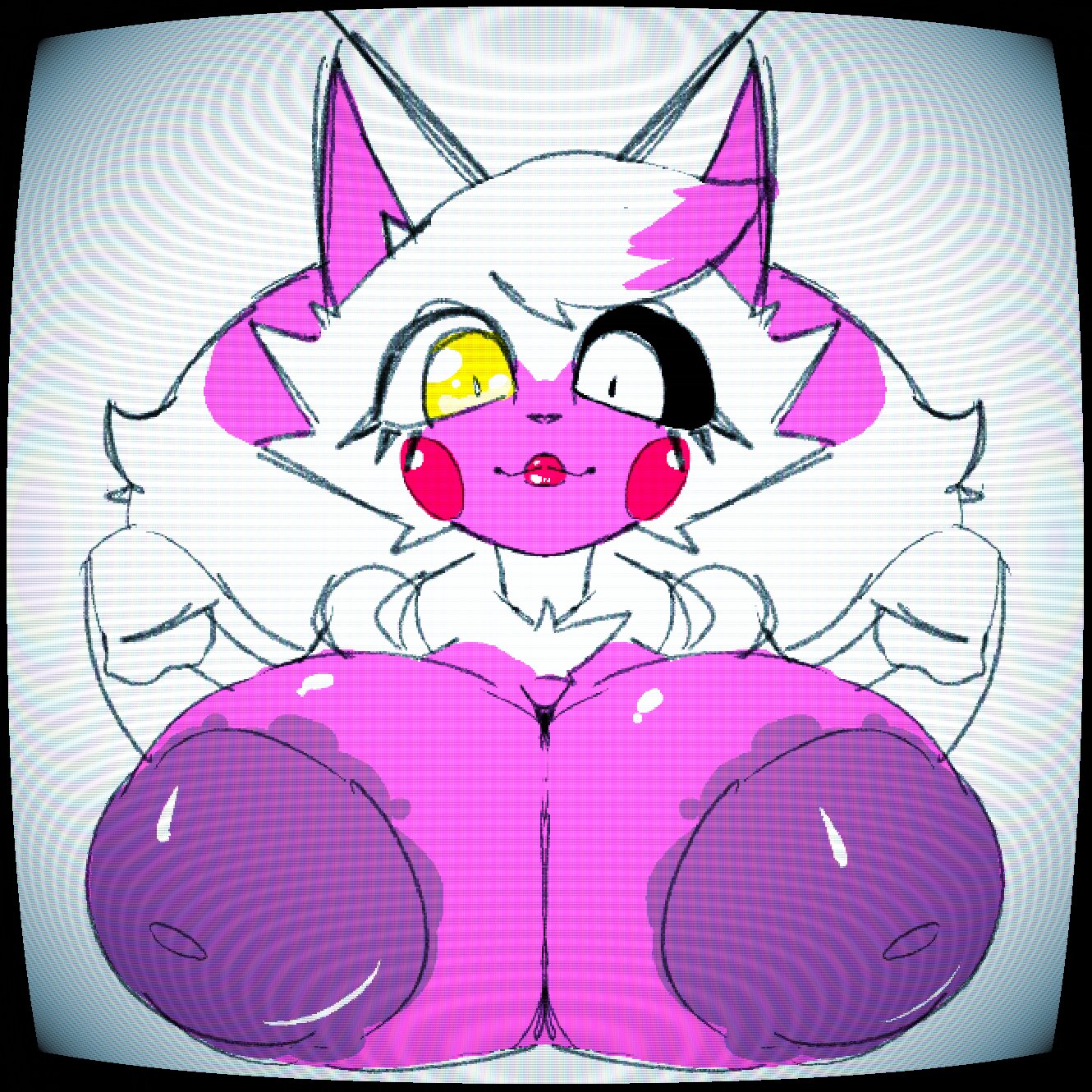 1girls, ass, ass up, big areola, big breasts, breasts, dat ass, enormous breasts, fat ass, female, female only, five nights at freddy's, five nights at freddy's 2, giant ass, giant breasts, gigantic ass, gigantic breasts, huge areolae, huge ass, huge breasts, large ass, large breasts, mangle (fnaf), massive breasts, solo, stormkinght, voluptuous, voluptuous female
