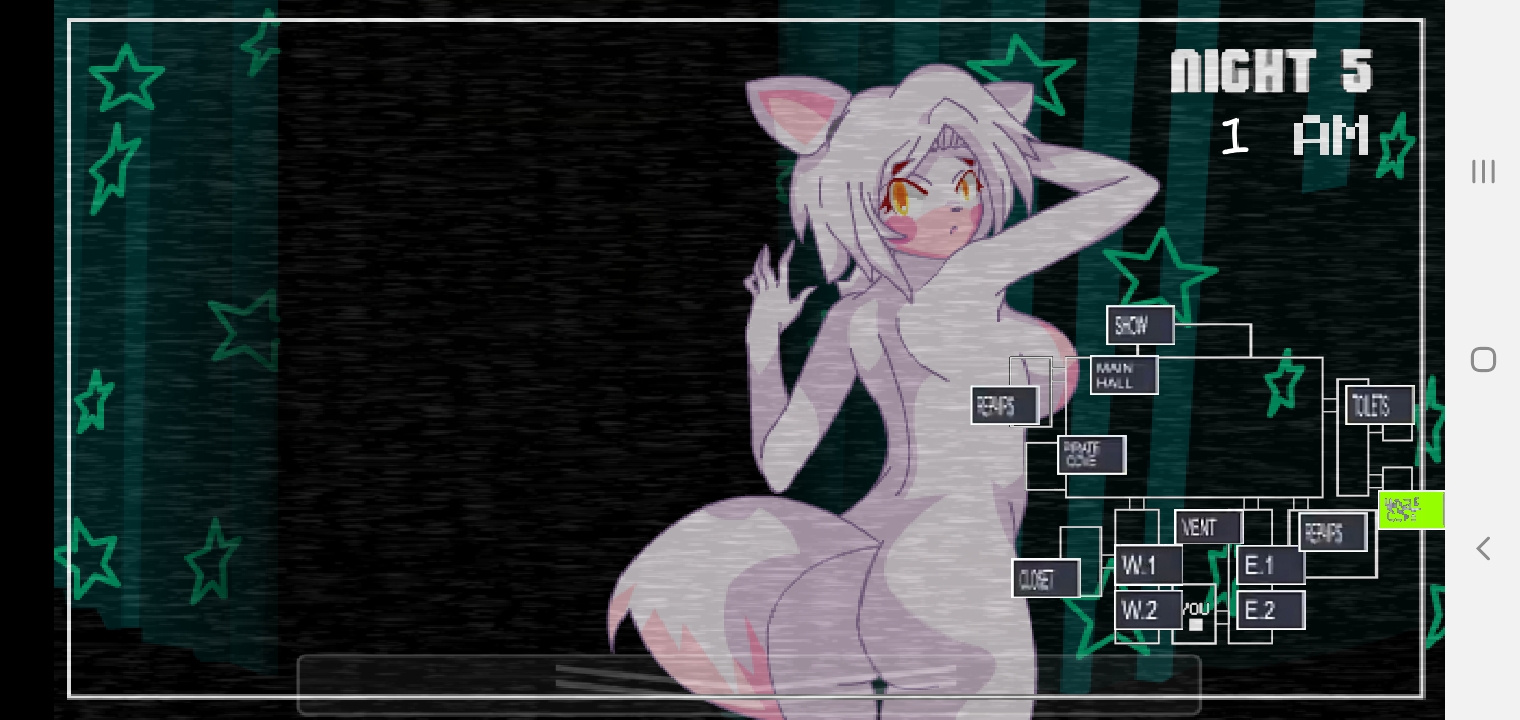 1girls, ass, breasts, female, five nights at freddy's, five nights at freddy's 2, five nights in anime, fnia, fox girl, furry, gameplay mechanics, magnle, mangle (fnaf), mangle (fnia), rear view, scottgames, screenshot, solo, tagme, video games, yellow eyes