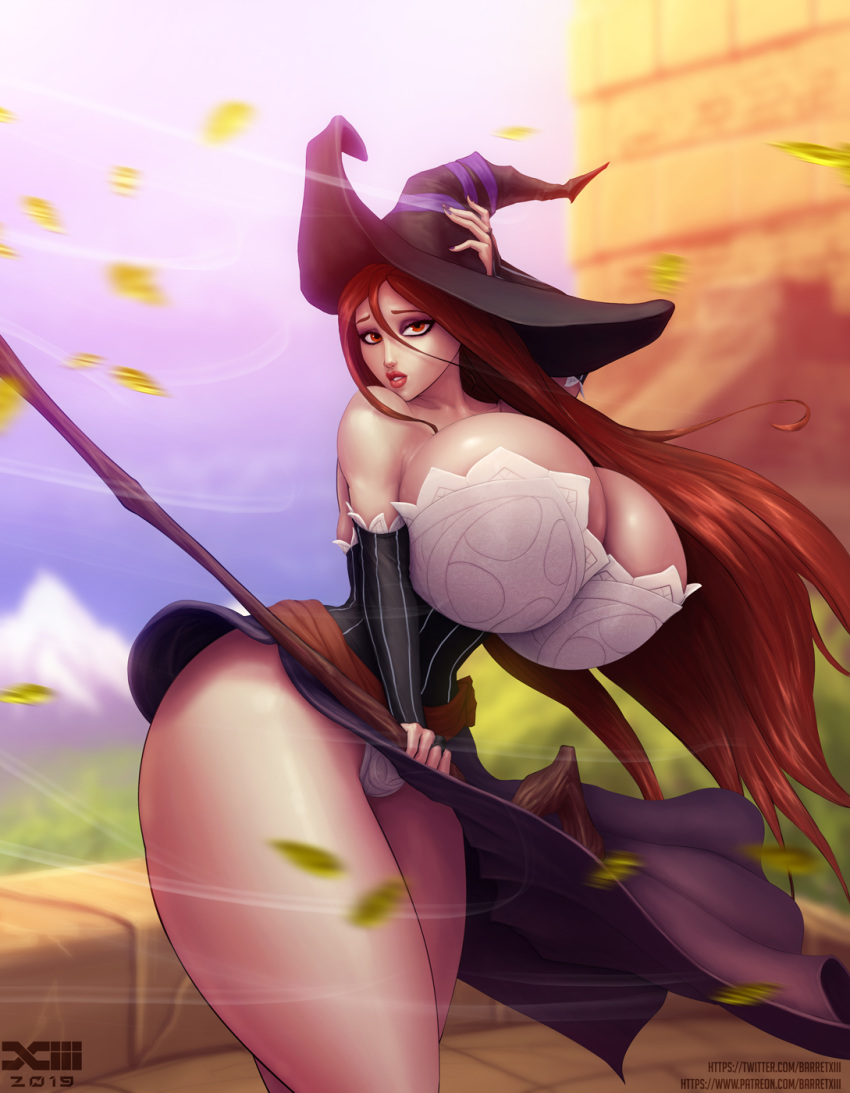 artist_name artist_signature artist_website bare_shoulders barretxiii big_ass big_breasts big_butt breast_rest breasts bursting_breasts busty cleavage curvy dragon's_crown dress dress_lift eyeliner eyeshadow female female_only gigantic_breasts huge_breasts huge_thighs hyper_hourglass large_breasts leaf leaves long_hair looking_at_viewer mascara massive_breasts massive_thighs patreon_username slim_waist solo sorceress sorceress_(dragon's_crown) staff straight_hair thick_thighs thighs thin_waist tiny_waist top_heavy twitter_username upskirt url very_long_hair wardrobe_malfunction white_panties wind witch_hat