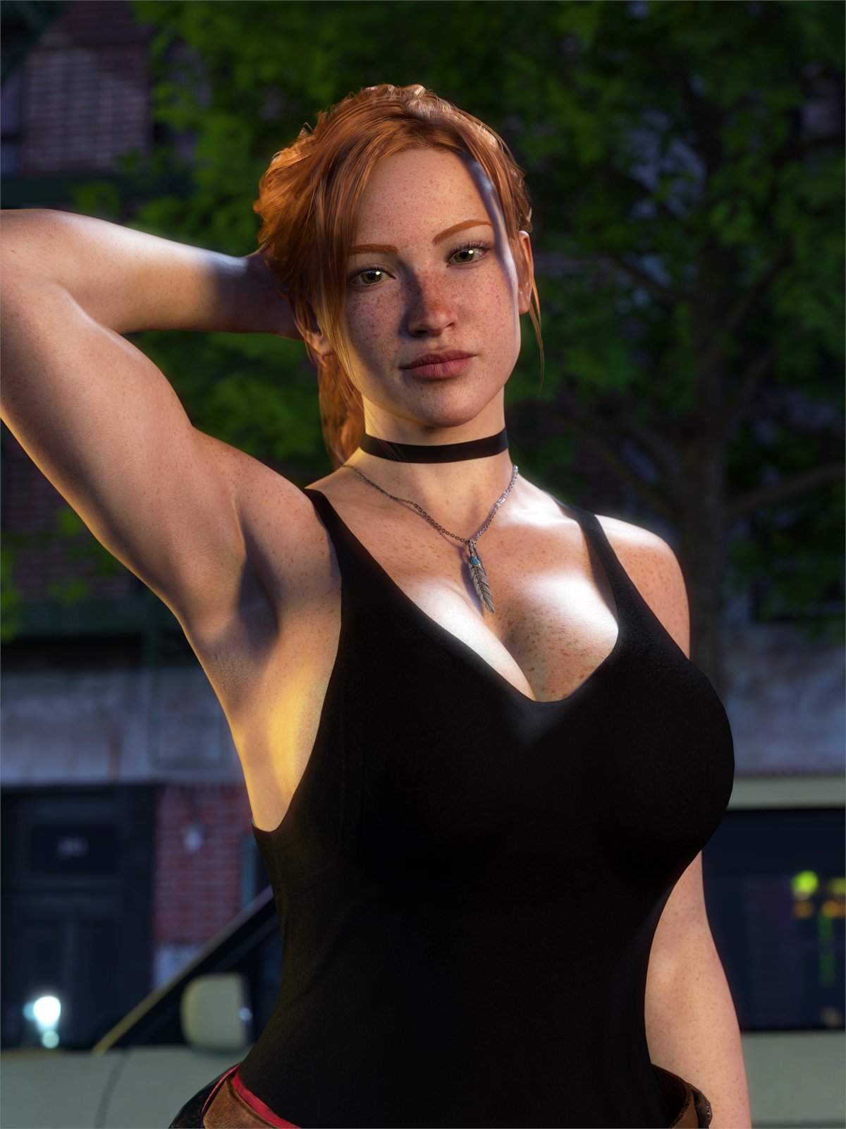 1girls, 3d, big ass, big breasts, breasts, curvaceous, curvy, curvy figure, female, freckles, freckles on breasts, freckles on face, ginger, ginger female, hips, huge ass, huge breasts, large ass, large breasts, light skin, light-skinned female, mature, mature female, morgan tylle (word2), original, original character, slim waist, thick, thick hips, thick legs, thick thighs, thighs, voluptuous, waist, wide hips, word2