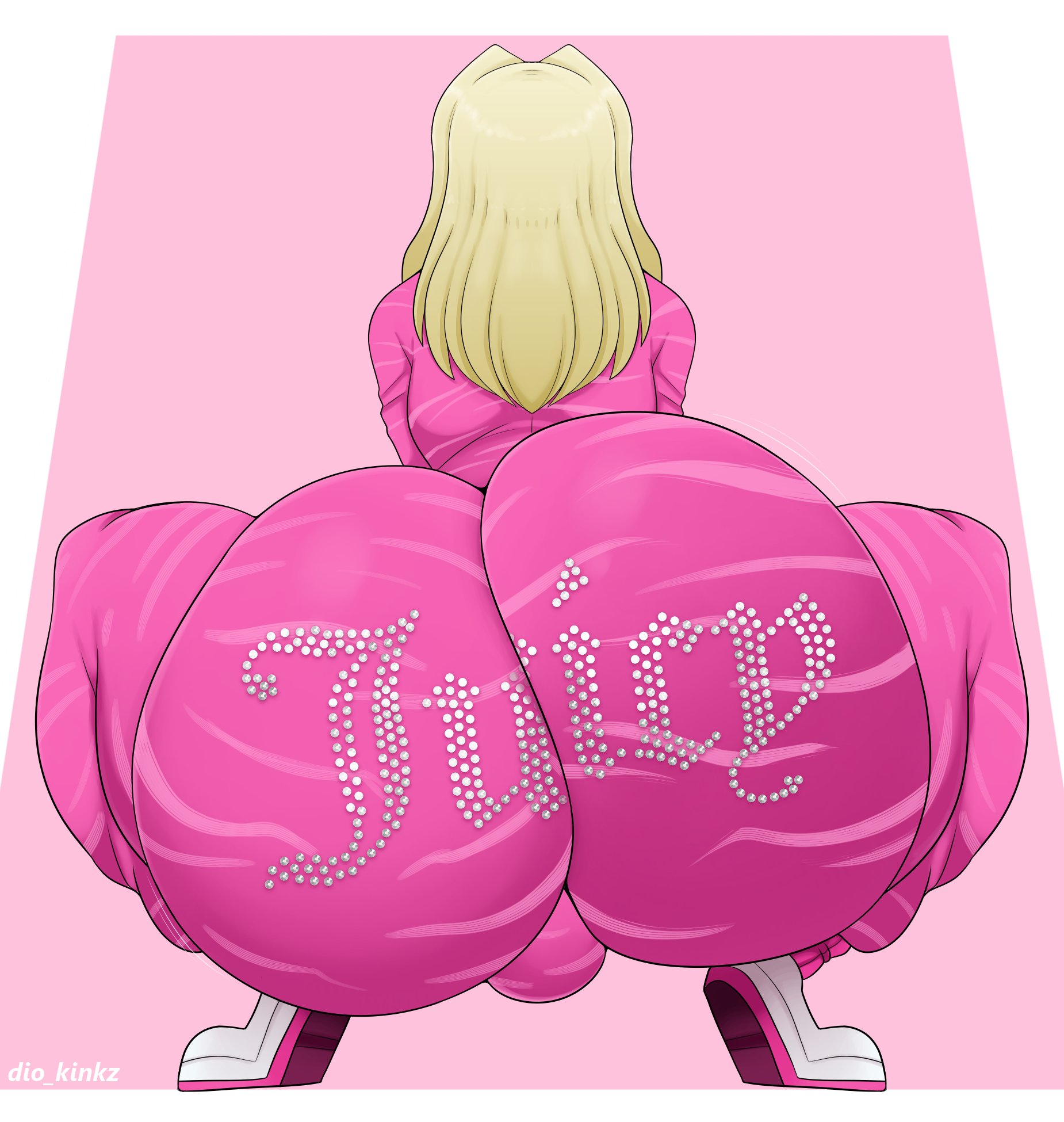 1boy, 1femboy, alduinafterdark, alduingijinka, ass, ass body, ass focus, big ass, big ass (male), big butt, blonde, blonde male, butt, butt focus, dio kinkz, femboy, femboy only, huge ass, huge butt, juicy, juicy ass, juicy butt, juicy couture, male, male only, squatting, sweatsuit