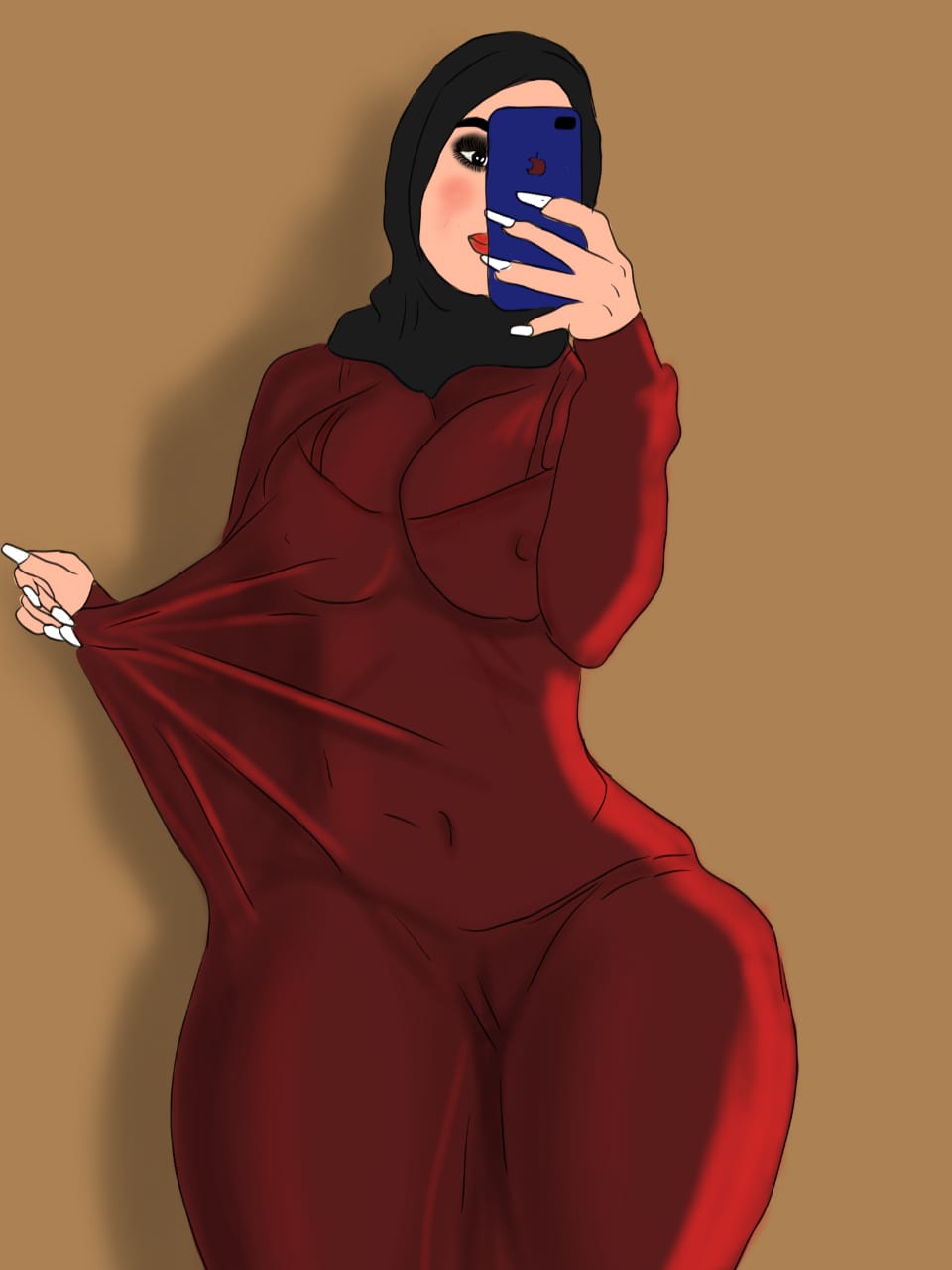 arabian, arabian clothes, bbw, bra, cameltoe, dress, dress pull, female, hijab, iphone, muslim, nails, panties, phone, pussy, see-through, see-through clothing, see-through dress, selfie, selfie pose, thick, thick thighs, thighs, underwear