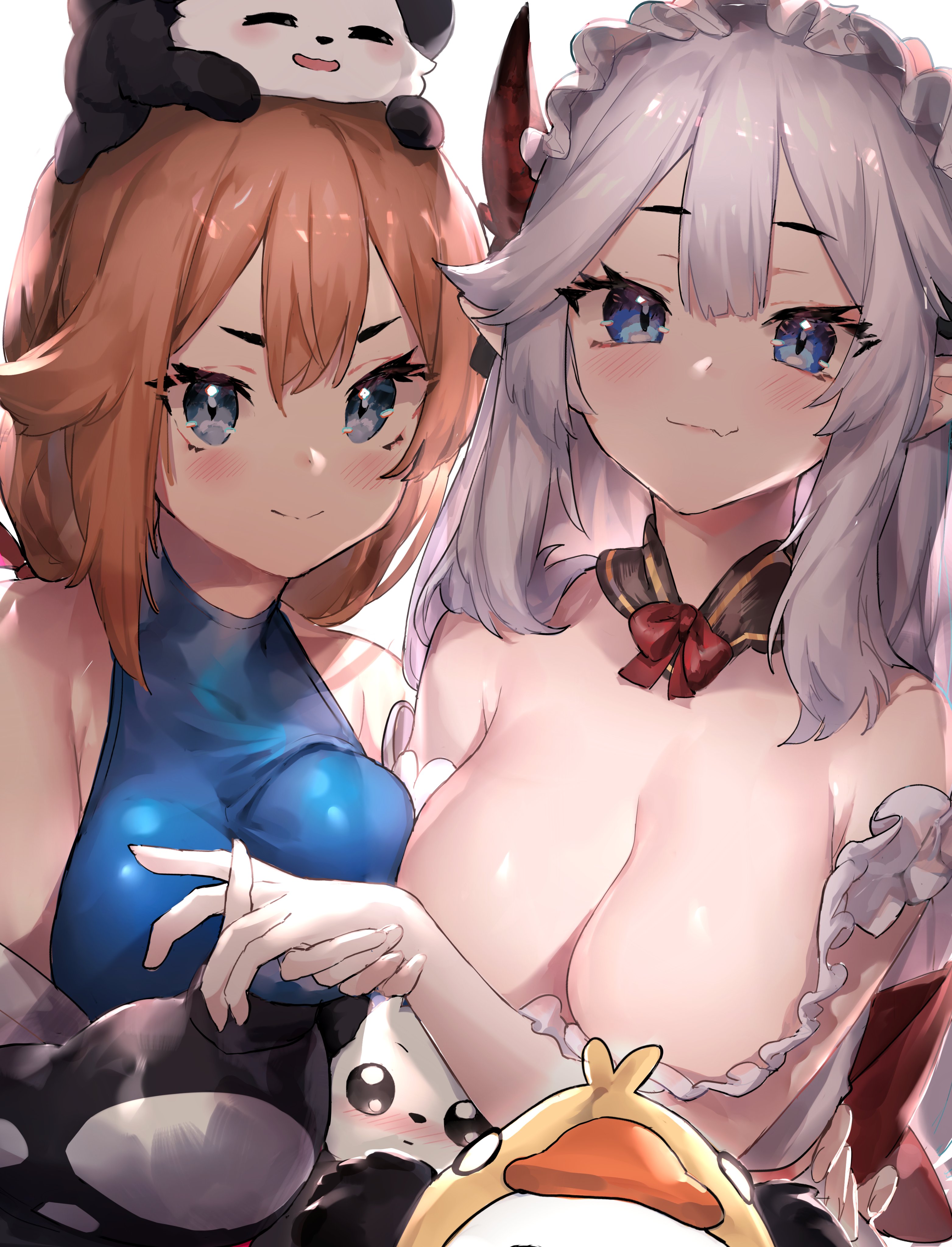 admiral bahroo, demon, neonbeat, panda, samantha (admiral bahroo), succubus, veibae, virtual youtuber, vshojo