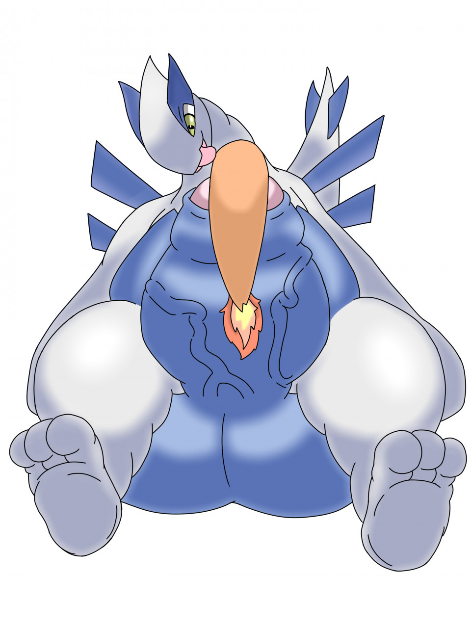 balls belly big_balls big_penis charizard cock_vore feral_only generation_1_pokemon generation_2_pokemon genitals hi_res huge_balls huge_cock legendary_pokemon luelue lugia male nintendo penile penis pokemon pokemon_(species) vore