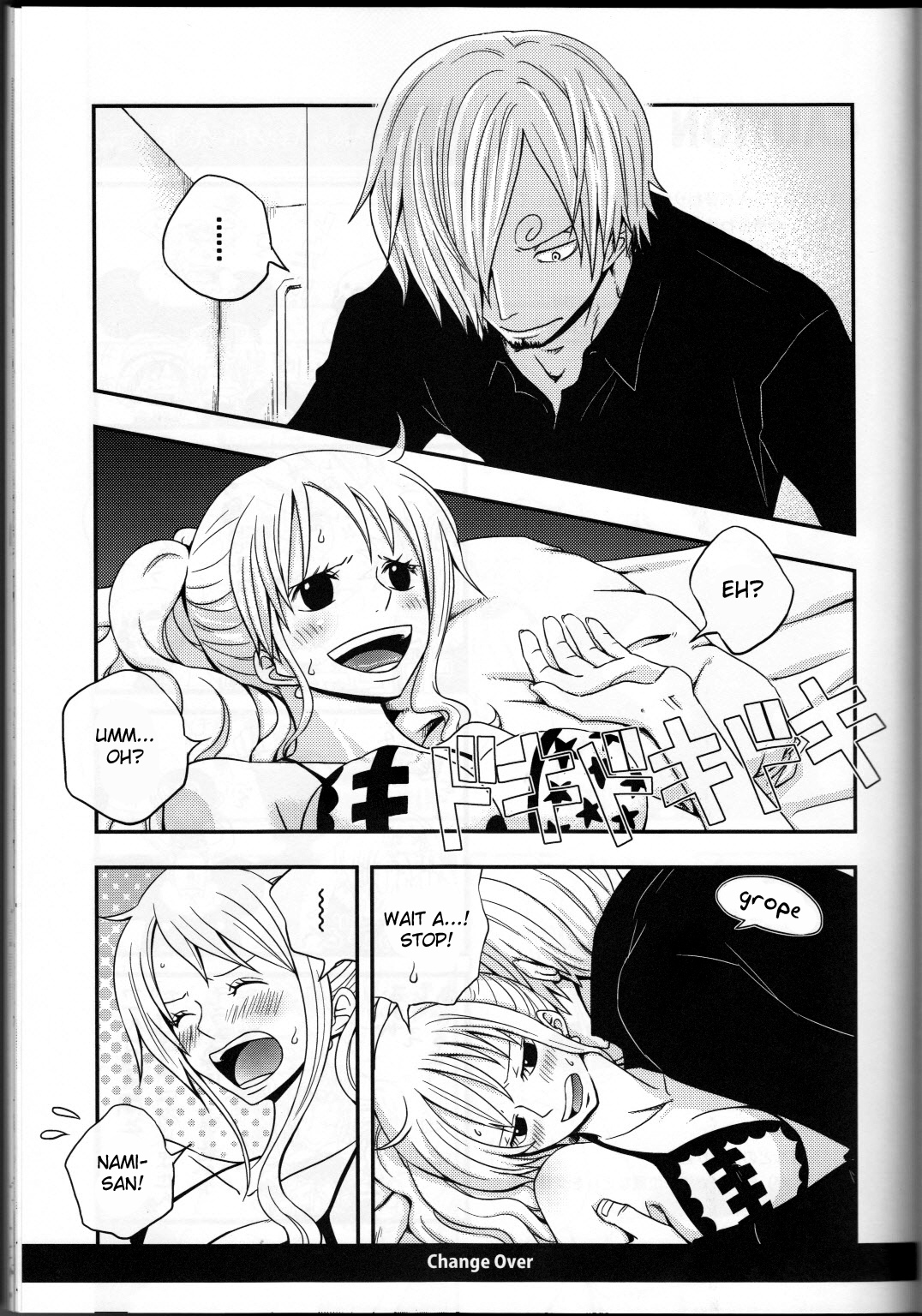body_swap comic female male nami_(one_piece) nami_(sanji) one_piece orange_typhoon post-timeskip shounen_jump tagme vinsmoke_sanji