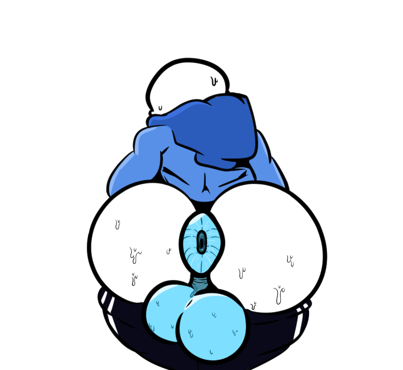 1boy, animated skeleton, anus, ass, back, backsack, backside, balls, ballsack, big ass, big balls, big butt, male, male only, no humans, sans, skeleton, solo, solo male, sweat, tragicallyfurry, undertale