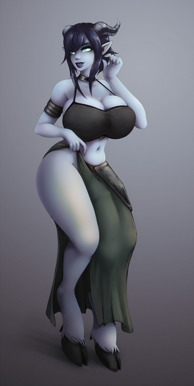 1futa, big breasts, breasts, bulge, cleavage, draenei, erection, erection under clothes, futa only, futanari, horny, huge cock, impracticalart, intersex, large breasts, penis, penis under clothes, solo, world of warcraft
