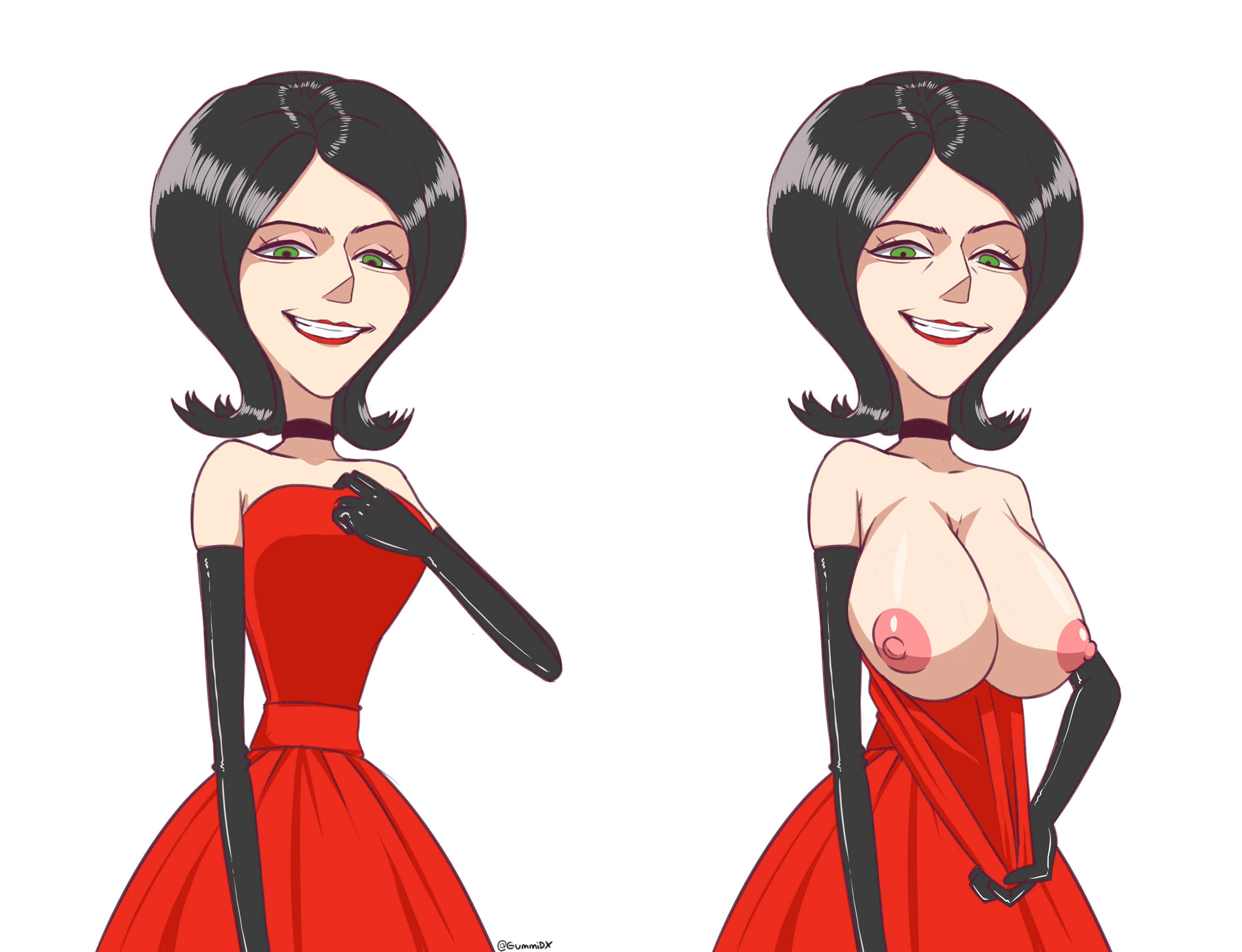 Scarlet overkill boobs