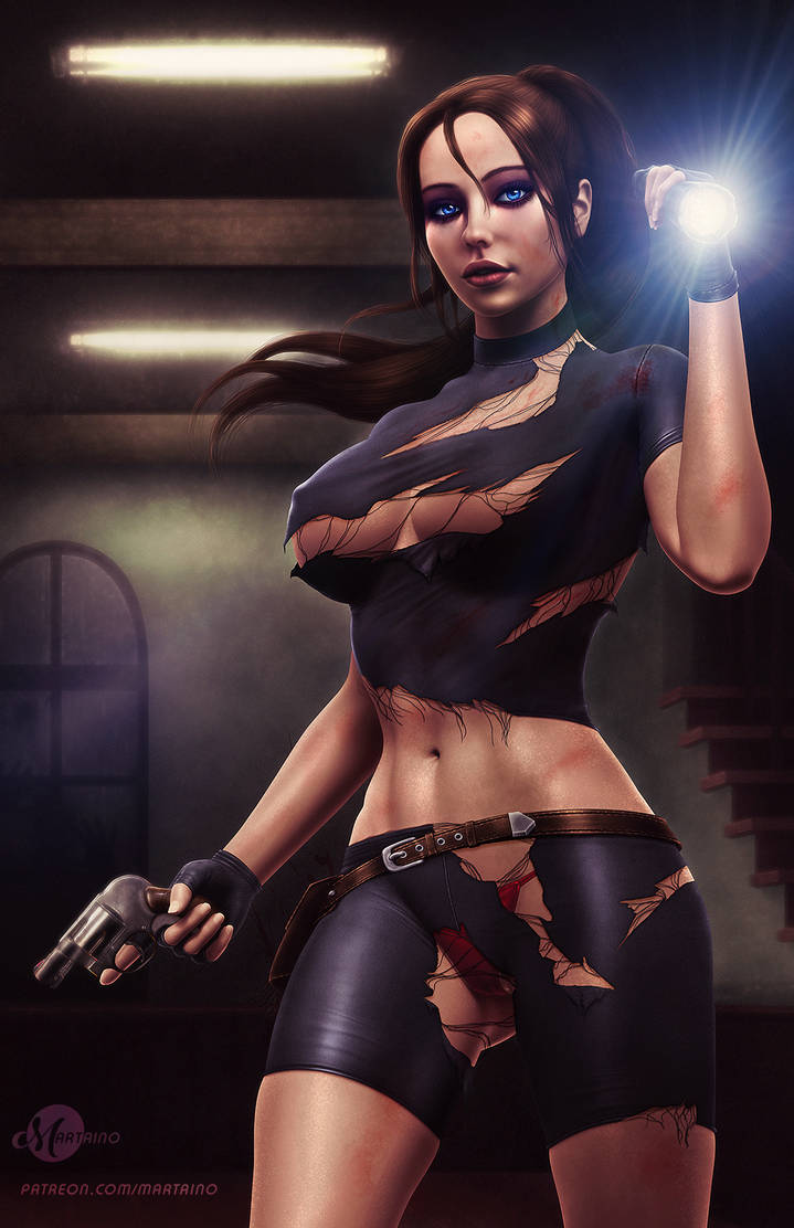 1girls alternate_version_available artist_name big_breasts biohazard breasts brown_eyes busty capcom claire_redfield clothes clothing color colored curvaceous curves curvy dark_hair dat_ass deviantart digital_media_(artwork) digital_painting_(artwork) electronics eyelashes female female_focus firearm gun hair handgun hips hourglass_figure human human_only indoors inside large_breasts legs light-skinned_female light_skin lipstick makeup martaino medium_hair open_eyes pale_skin red_lips red_lipstick resident_evil resident_evil_2 revolver short_hair standing text thick_thighs thighs voluptuous watermark weapon wide_hips