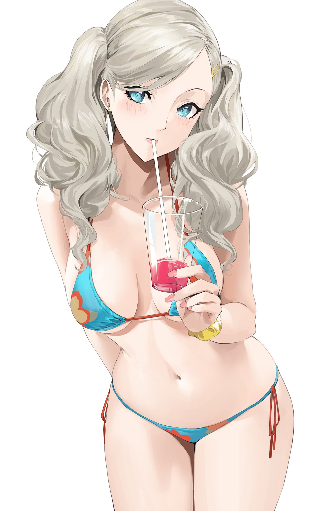 1girls ann_takamaki bikini breasts female knatb megami_tensei persona persona_5 solo swimsuit tagme