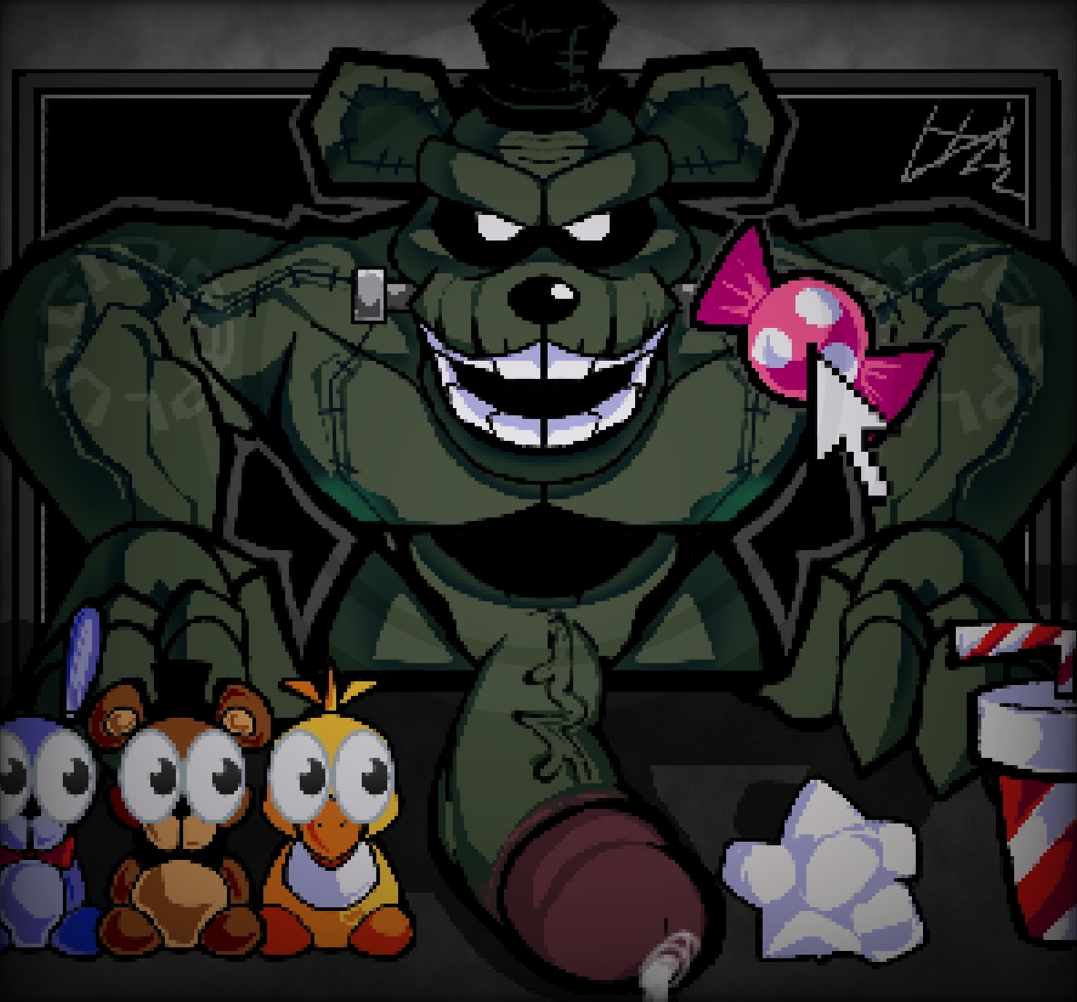 bara, bara body, big dick, big penis, cum, curse of dreadbear, derpluigi, dick, dreadbear, five nights at freddy's, five nights at freddy's: help wanted, five nights at frickbears, five nights at frickbears 3, male only, office, penis, solo, solo male