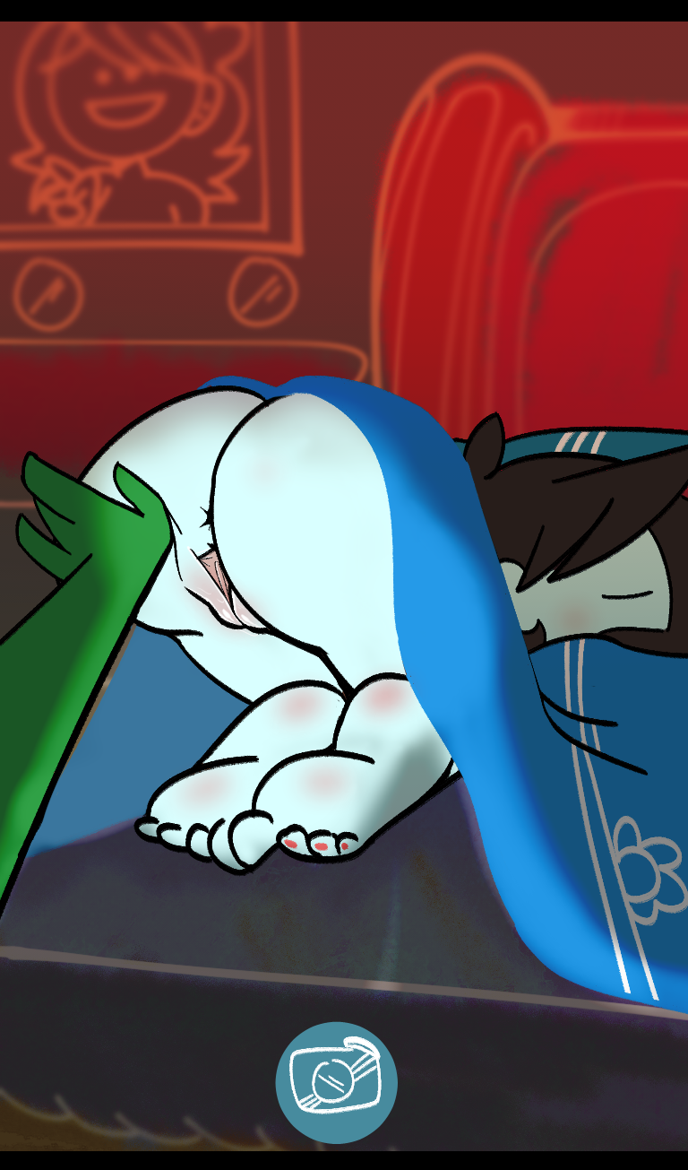 anus, ass, cute, female, jaiden, jaiden animations, pussy, sleeping, youtube, youtuber