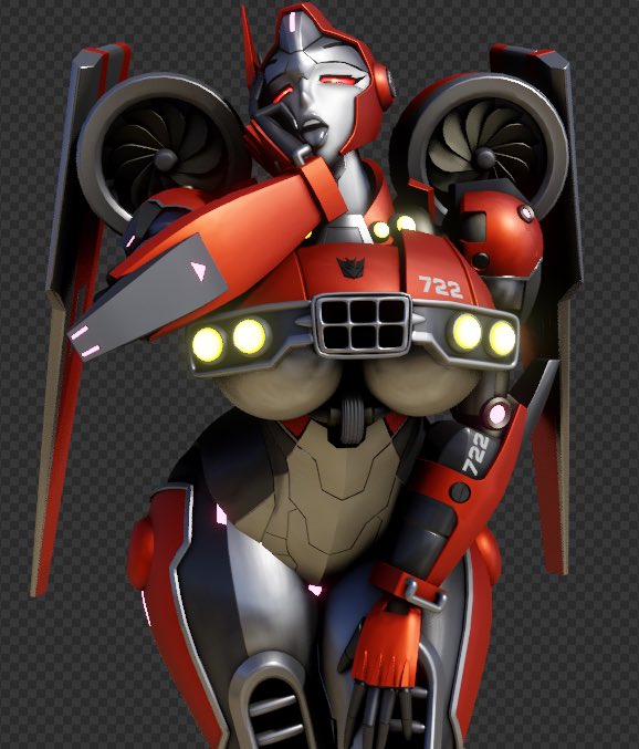 1girls, ahe gao, alien, alien girl, big breasts, breasts, busty, curvaceous, curves, curvy, curvy body, curvy female, curvy figure, female, female only, grey body, grey skin, looking at viewer, looking pleasured, machine, mechanical, purro11, red eyes, robot, robot girl, shatter (transformers), solo, solo female, thick legs, thick thighs, tongue, tongue out, transformers, wings