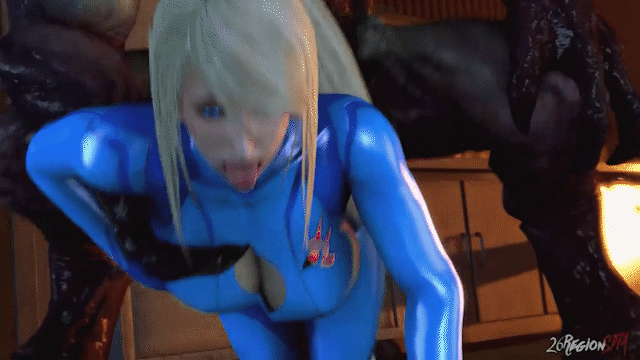 26regionsfm, 3d, ahe gao, animated, bimbo, doom, female, fucked silly, gif, hell knight (doom), huge cock, male, metroid, monster, monster cock, penetration, penis, ripped bodysuit, ripped clothing, samus aran, sarah bryant (model)