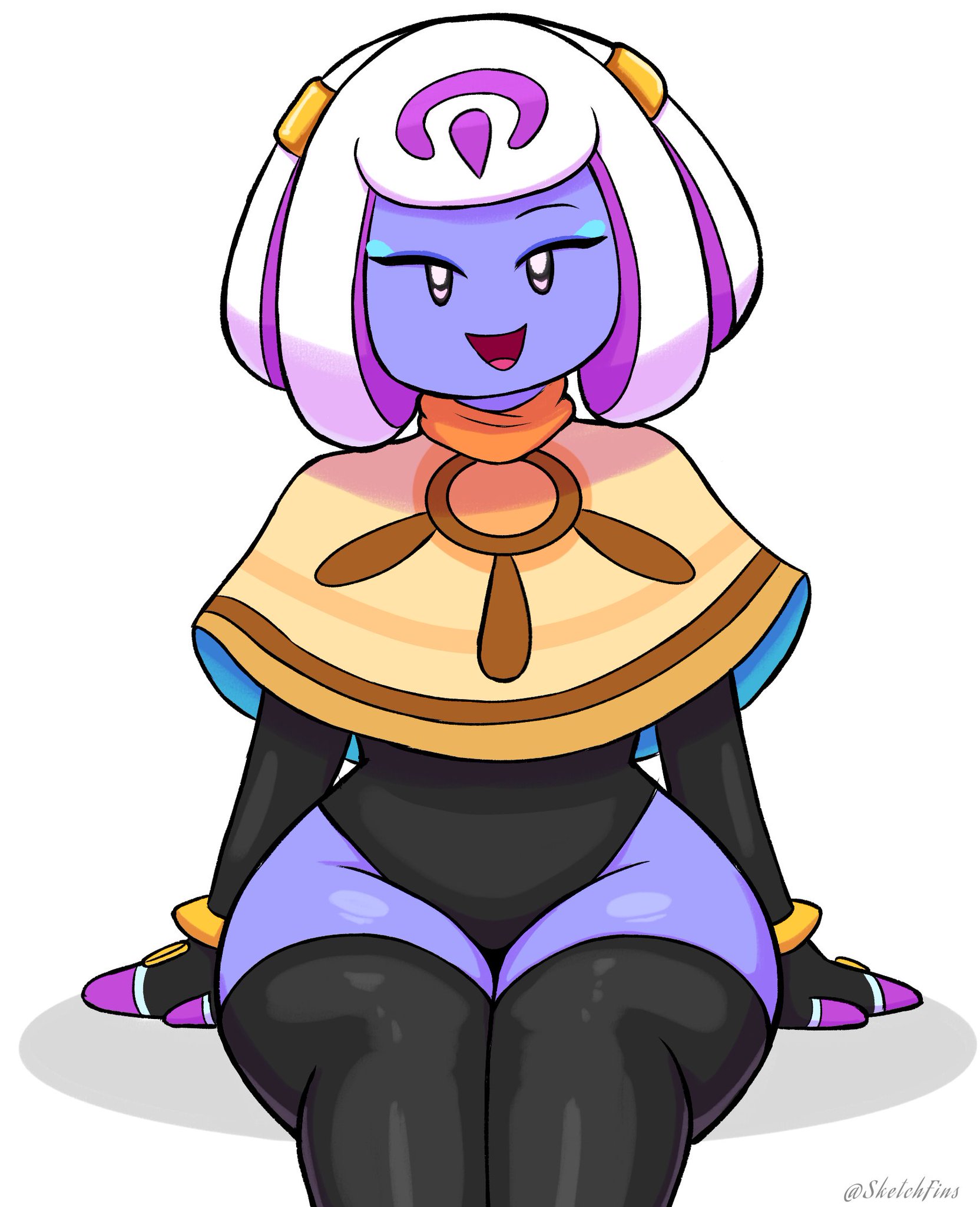1girls, female, female focus, female only, hal laboratory, kirby (series), nintendo, sketchfins, solo, solo female, tagme, tagme (character), thighhighs, thighs, twitter link, unknown character