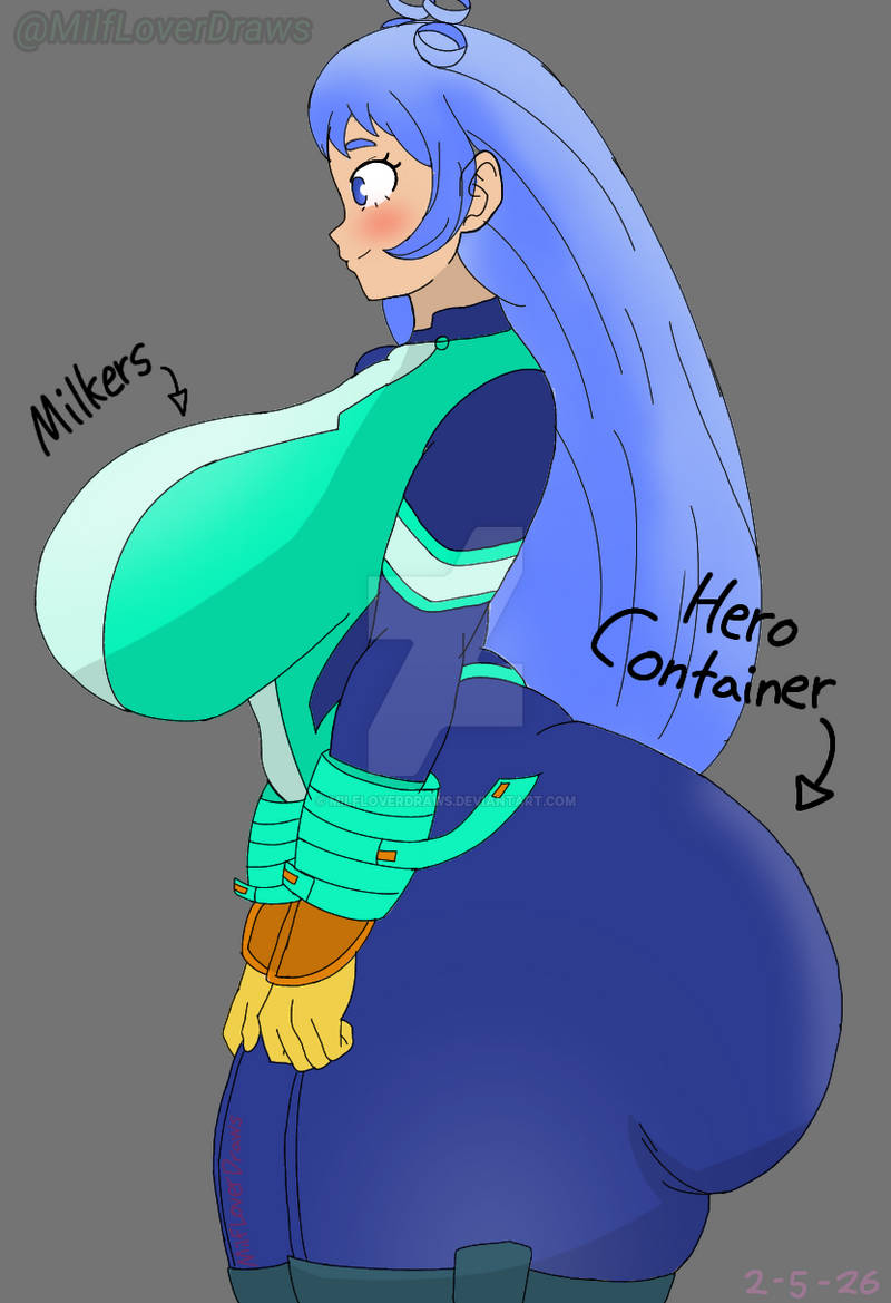 1girls, 2026, alternate version available, arrow, arrow (symbol), arrows, ass, ass bigger than head, big ass, big breasts, blue hair, blue hair female, blue-haired female, blush, blush face, blushed face, blushing female, boku no hero academia, breasts, clothed, clothed female, clothing, english, english text, evil container, female, female focus, female only, fully clothed, fully clothed female, hadou nejire, hadou nejire (hero outfit), hero costume, hero outfit (mha), heroine, huge ass, light skin, light-skinned female, milfloverdraws, my hero academia, nejire hado, nejire hado (hero outfit), side boob, side view, sideboob, solo, solo female, solo focus, text, thick thighs, thighs, thunder thighs