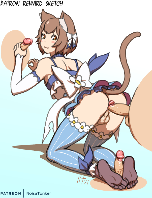 4boys, anal, anal sex, animal ears, backsack, balls, ballsack, cat ears, cat tail, felix argyle, femboy, footjob, gangbang, gay, girly, handjob, kneeling, looking back, male, male only, noisetanker, re:zero kara hajimeru isekai seikatsu, tail, thighhighs, trap, yaoi