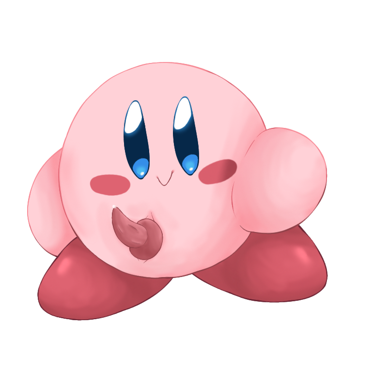 animal_genitalia animal_penis anthro erection kirby kirby_(series) knot male_only sheath tory_(artist) waddling_head