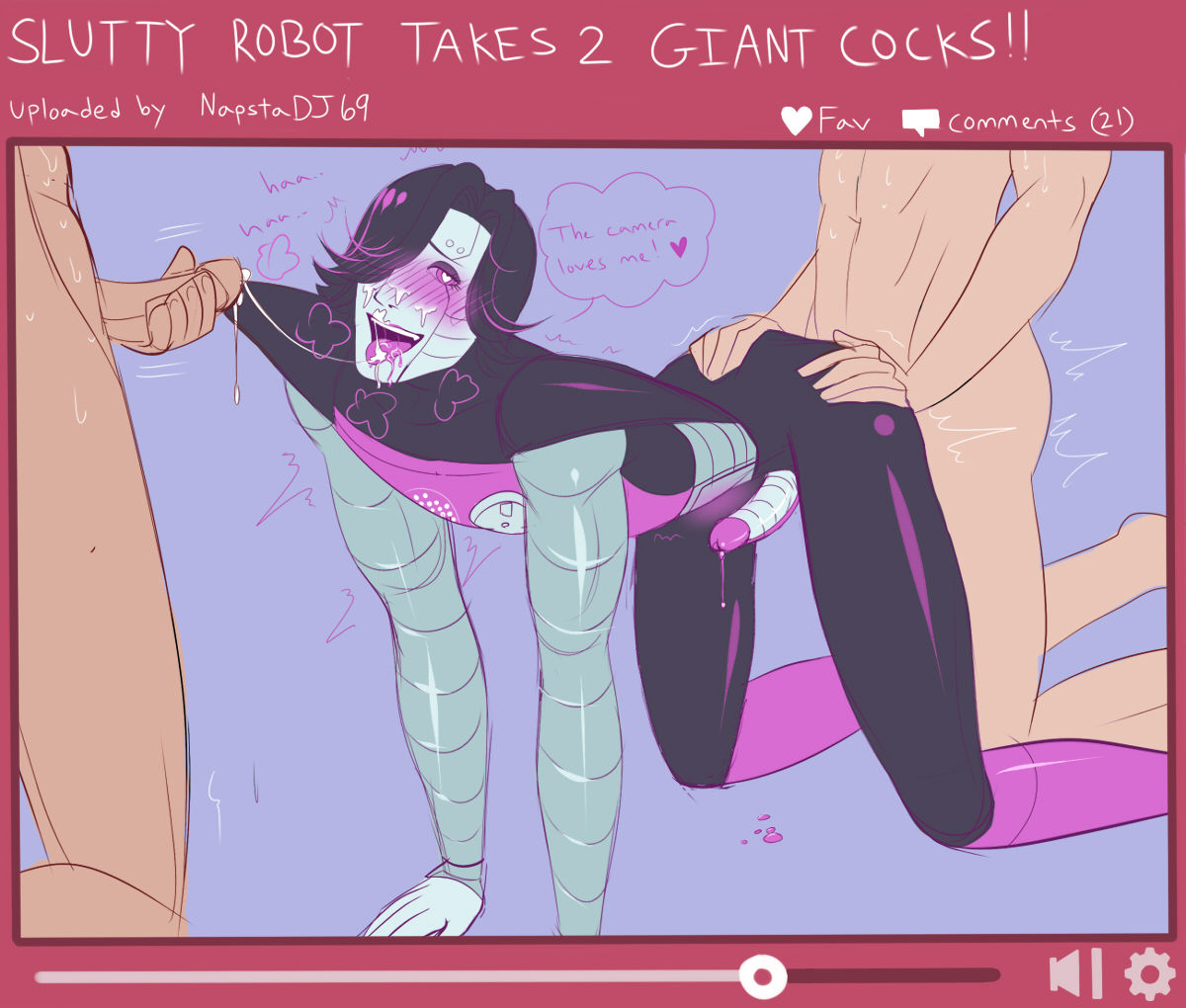 anal, anal sex, cum, cum on face, femboy, gay, male, male only, mettaton, mettaton ex, multiple boys, multiple males, penis, precum, robot, tagme, threesome, undertale, yaoi