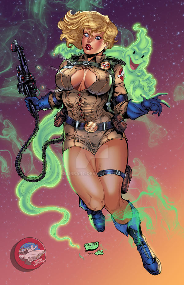 1girls bare_thighs big_breasts blonde_hair blush breasts button_pop cdubbart cleavage dc ghostbusters gwenaelle_daligault jake_isenberg kara_zor-l open_jacket pinup power_girl superman_(series) tagme thick thick_thighs thighs wardrobe_malfunction