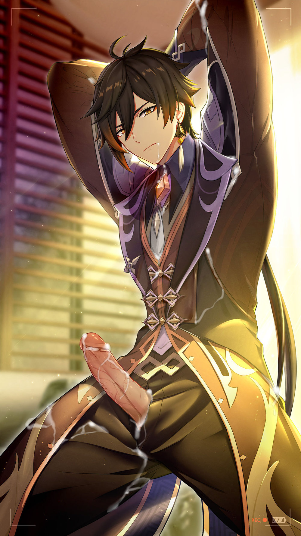 2boys, gay, genshin impact, homosexual, male, male only, serok, yaoi, zhongli (genshin impact)