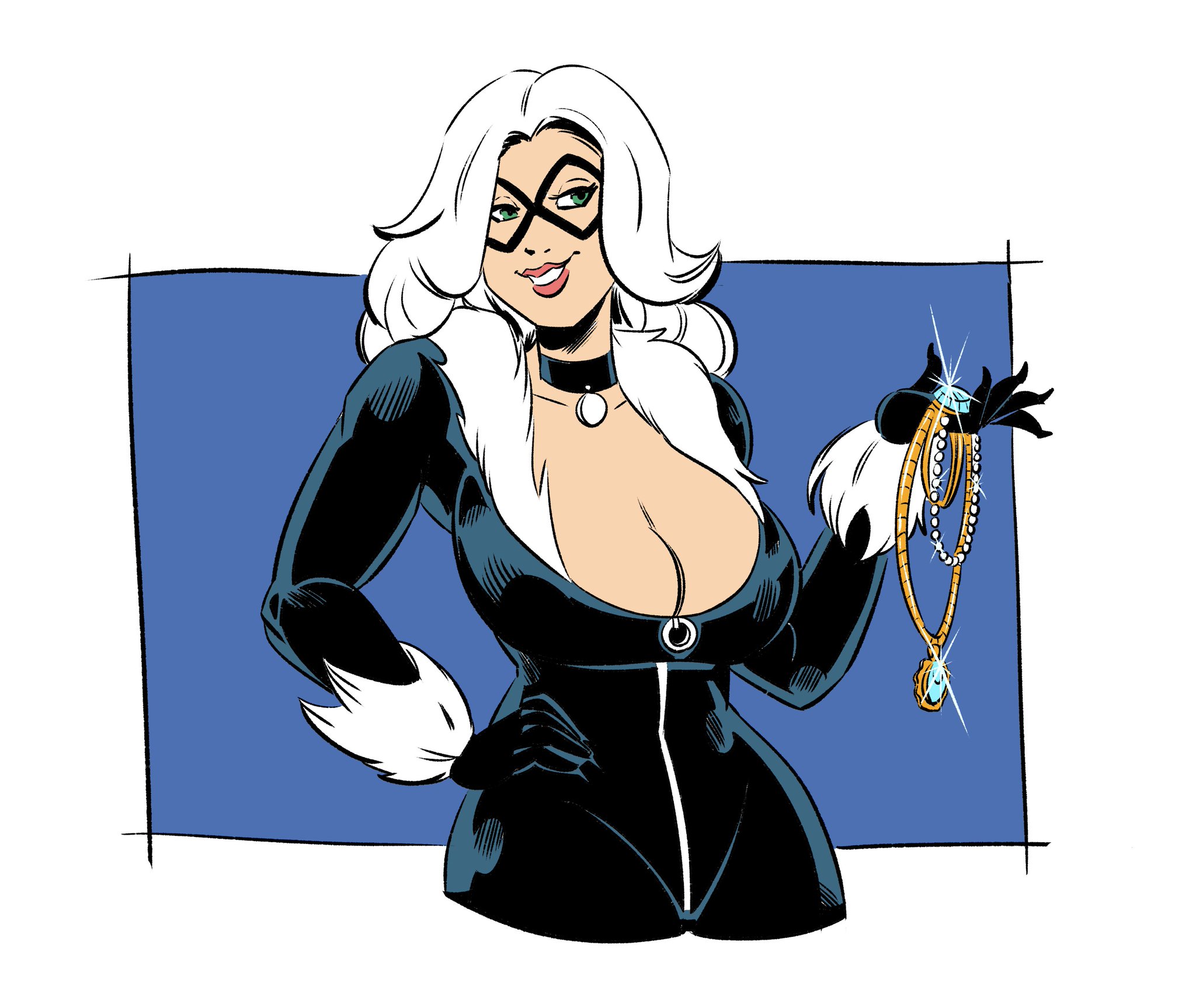 1girls, ass, athletic, athletic female, big ass, big breasts, black cat (marvel), bottom heavy, breasts, bust, busty, chest, cleavage, curvaceous, curvy, curvy figure, digital drawing (artwork), digital media (artwork), eyebrows, eyelashes, eyes, felicia hardy, female, female focus, fit, fit female, glassfish, hair, hero, heroine, hips, hourglass figure, huge ass, huge breasts, large ass, large breasts, legs, light skin, light-skinned female, lips, marvel, marvel comics, mature, mature female, slim, slim waist, spider-man (series), superhero, superheroine, supervillain, supervillainess, thick, thick hips, thick legs, thick thighs, thief, thighs, top heavy, top heavy breasts, voluptuous, voluptuous female, waist, white hair, wide hips