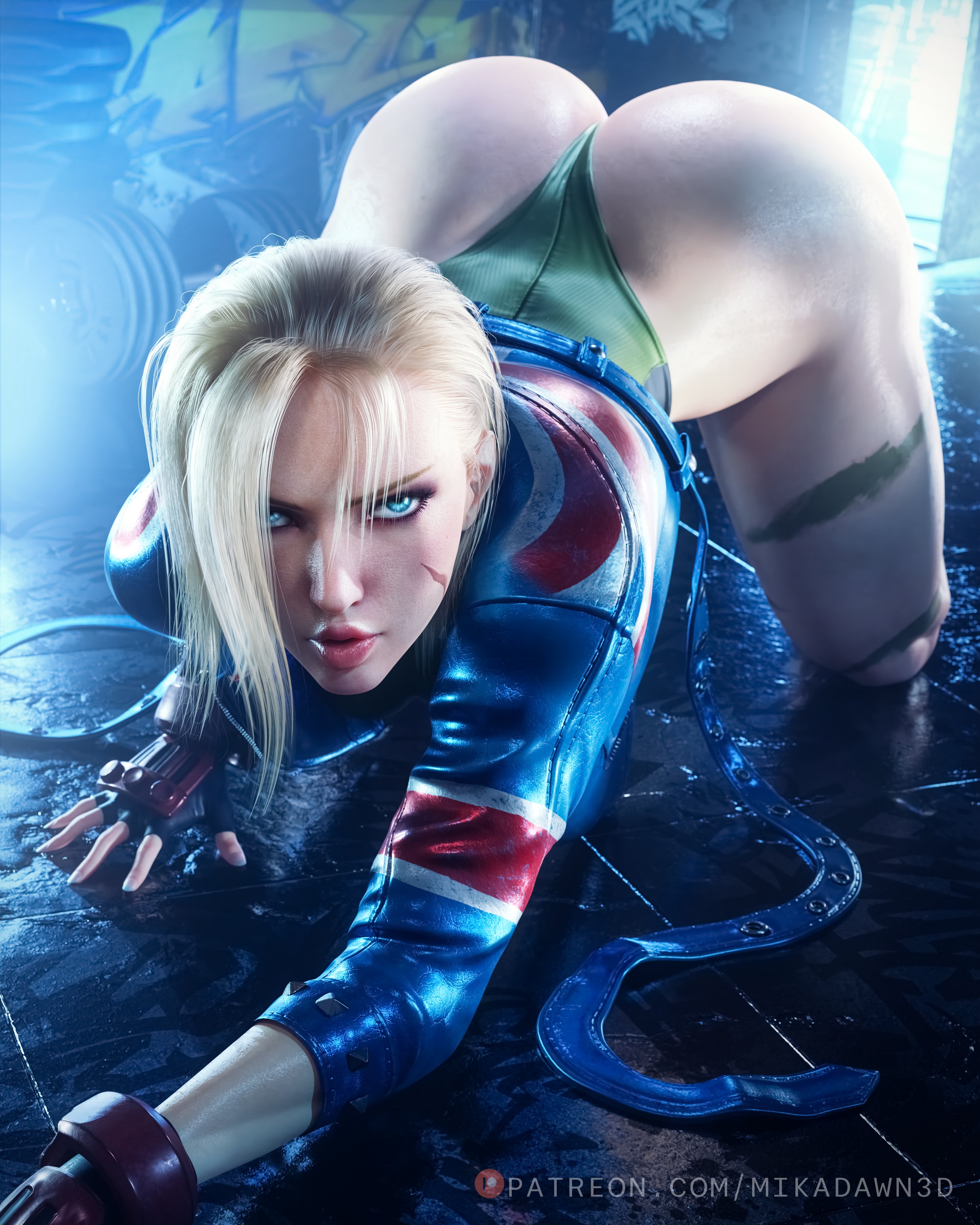 1girls, 3d, 3d (artwork), ass, ass up, big ass, big breasts, blonde hair, blue eyes, breasts, cammy white, capcom, cleavage, curvaceous, curvy, curvy body, curvy female, curvy figure, curvy hips, female, female only, fit, fit female, gloves, large breasts, leotard, light skin, light-skinned female, mikadawn, onesie, pale skin, pale-skinned female, pose, posing, short hair, solo, solo female, straight hair, street fighter, street fighter 6, thick hips, thick legs, thick lips, thick thighs, thighs, thong leotard, tight clothing, tight fit, voluptuous, wide hips