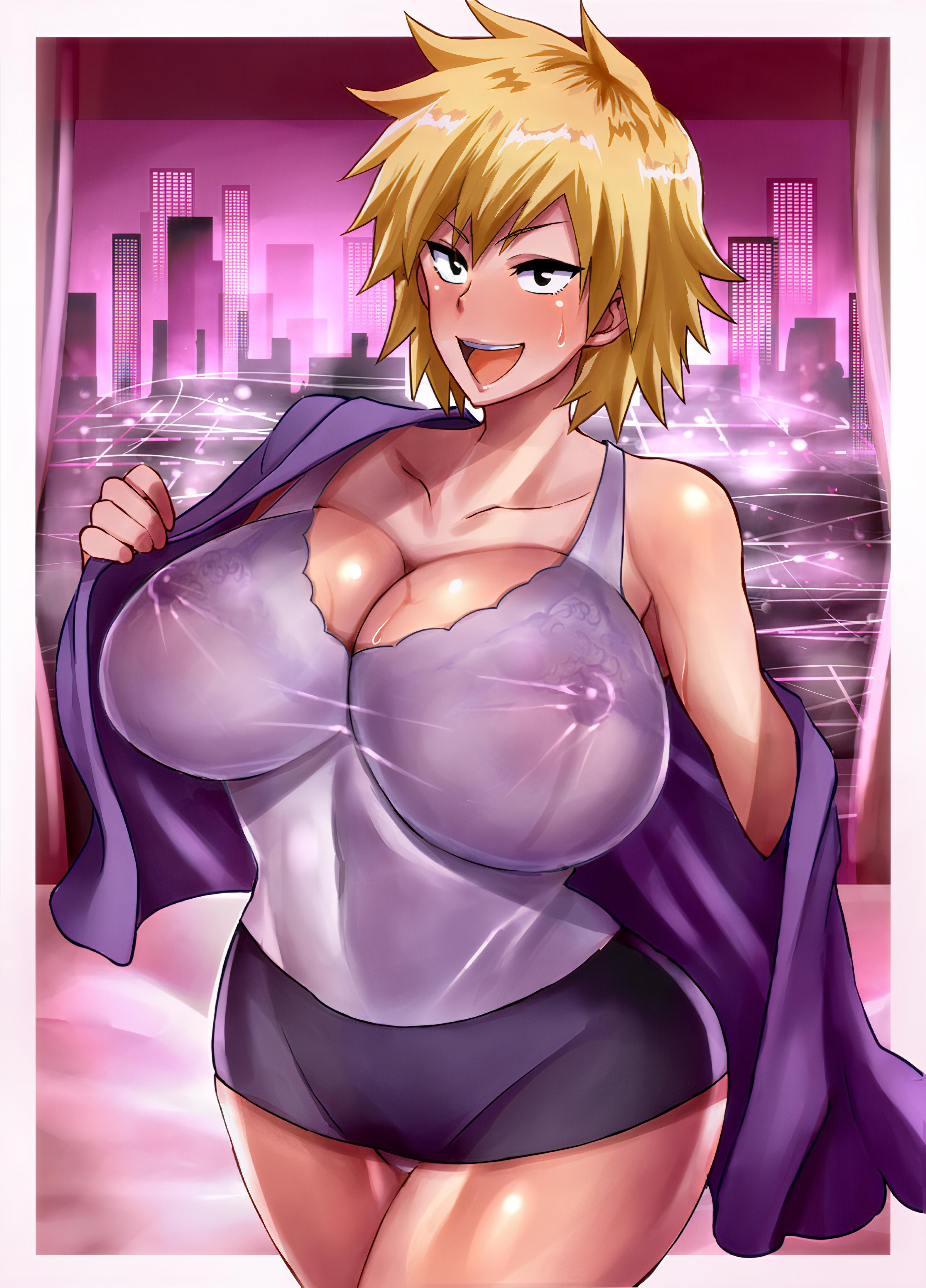 ahe gao, ass, breasts, female, haikawa hemlen, huge ass, huge breasts, milf, mitsuki bakugou, my hero academia, pussy, solo
