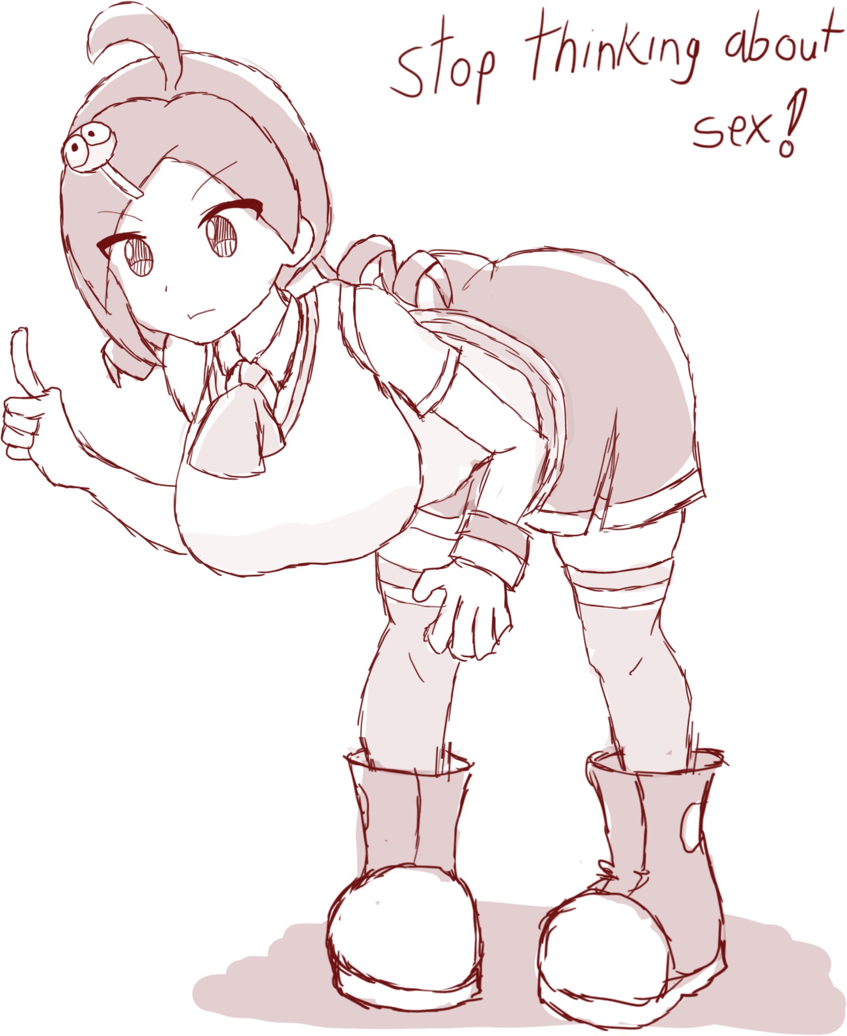 ahoge, andou ringo, ass, bending over, bent over, big ass, big breasts, big butt, breasts, drill hair, female, hairclip, huge ass, huge breasts, huge butt, large ass, large breasts, large butt, monochrome, puyo puyo, puyo puyo 7, puyo puyo fever, puyo puyo tetris, school uniform, schoolgirl, sega, stockings, stop thinking about sex, thighhighs, twin drills, uniform, zettai ryouiki