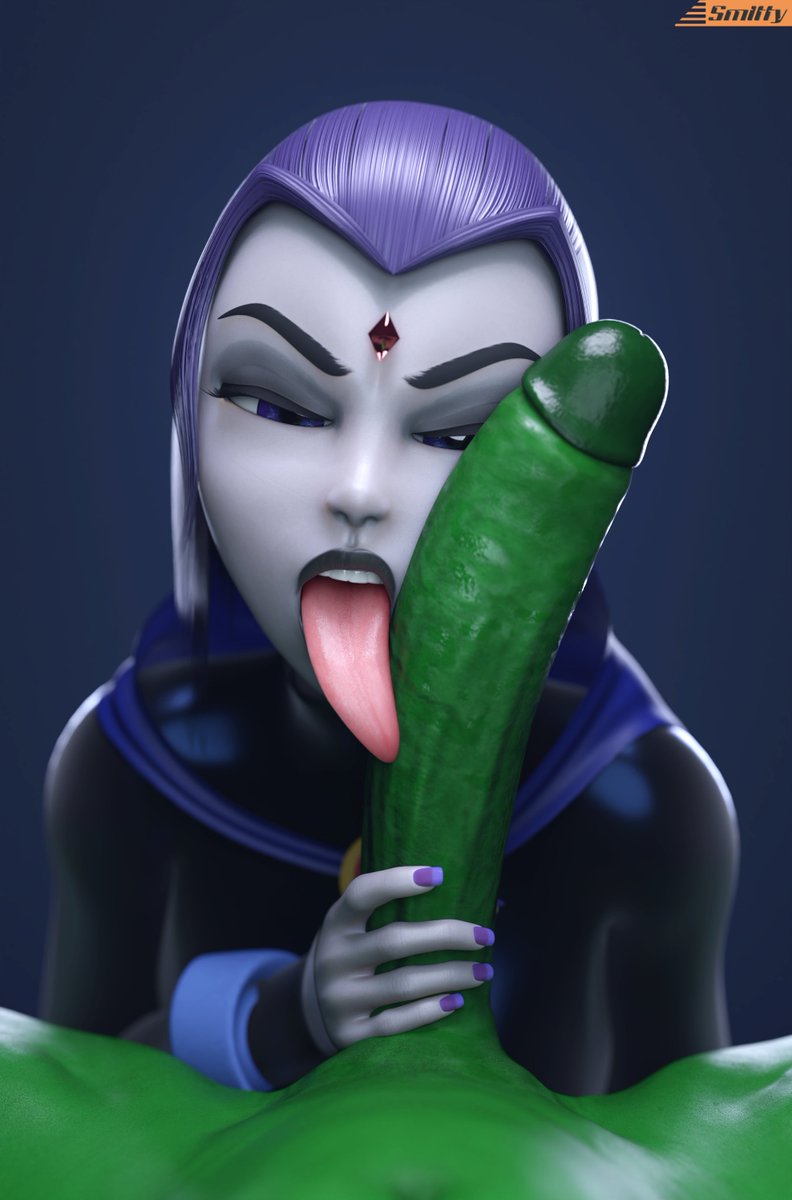 1boy, 1girls, 3d, 3d (artwork), beast boy, big penis, blender (software), bob cut, canon couple, cloak, clothed, clothed female, clothed female nude male, dc, dc comics, fellatio, female, female focus, forehead jewel, garfield logan, goth, goth girl, green skin, grey skin, grey-skinned female, holding penis, hooded cloak, huge cock, implied fellatio, implied oral, large penis, leotard, long penis, long tongue, male, male/female, medium hair, nude, nude male, open mouth, oral, partial male, penis, petite, purple eyes, purple hair, purple nails, rachel roth, raven (dc), seductive eyes, seductive mouth, slim, smitty34, sorceress, straight, teen titans, teenage female, teenage male, teenager, teenager on teenager, text, tongue, tongue out, voluptuous, voluptuous female