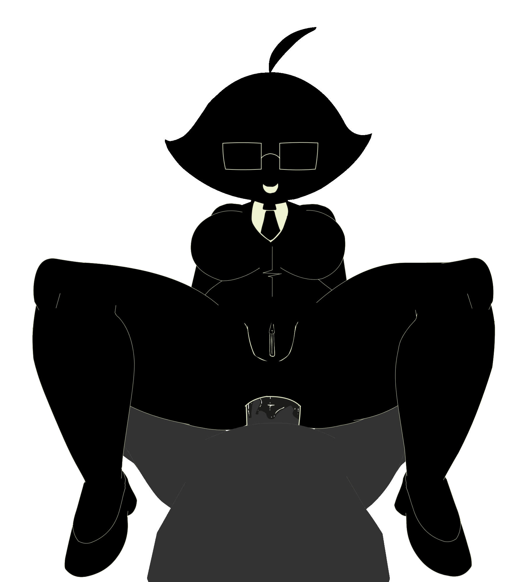 anal, animated, ass, black body, black skin, breasts, color, colored, cowgirl position, cum, cum in ass, cum inside, female, female on top, game and watch, ms. game and watch, nintendo, orgasm, pussy, tagme, tvcomrade123, white background