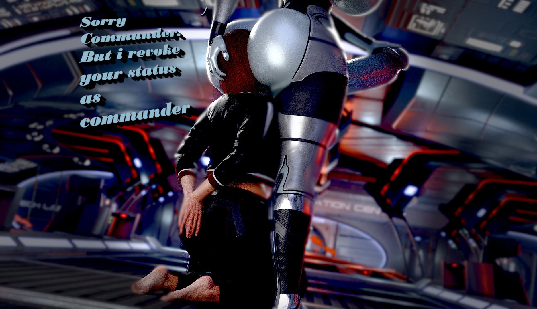 3d, analingus, commander shepard, edi, female rimming futa, femshep, futa on female, futa with female, futadom, futanari, jinx1919, mass effect, rimming, rimming futa, robot, tagme