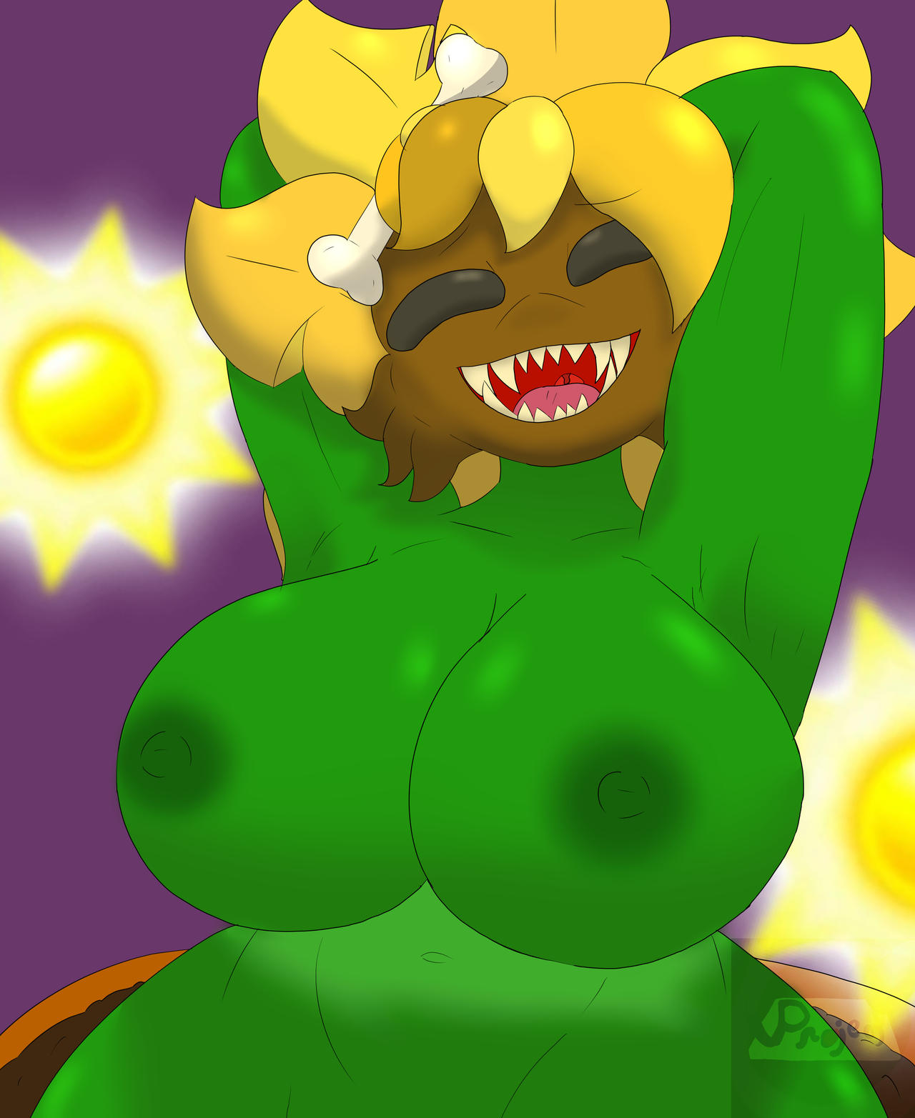 Primal Sunflower (Pvz) Rule 34 Image