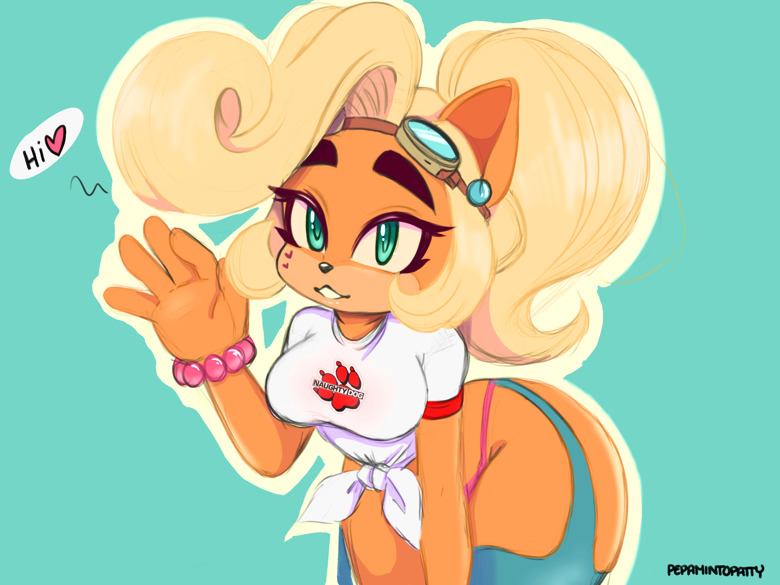 anthro, breasts, coco bandicoot, crash (series), female, furry, large breasts, panties, thick thighs, thighs, wide hips