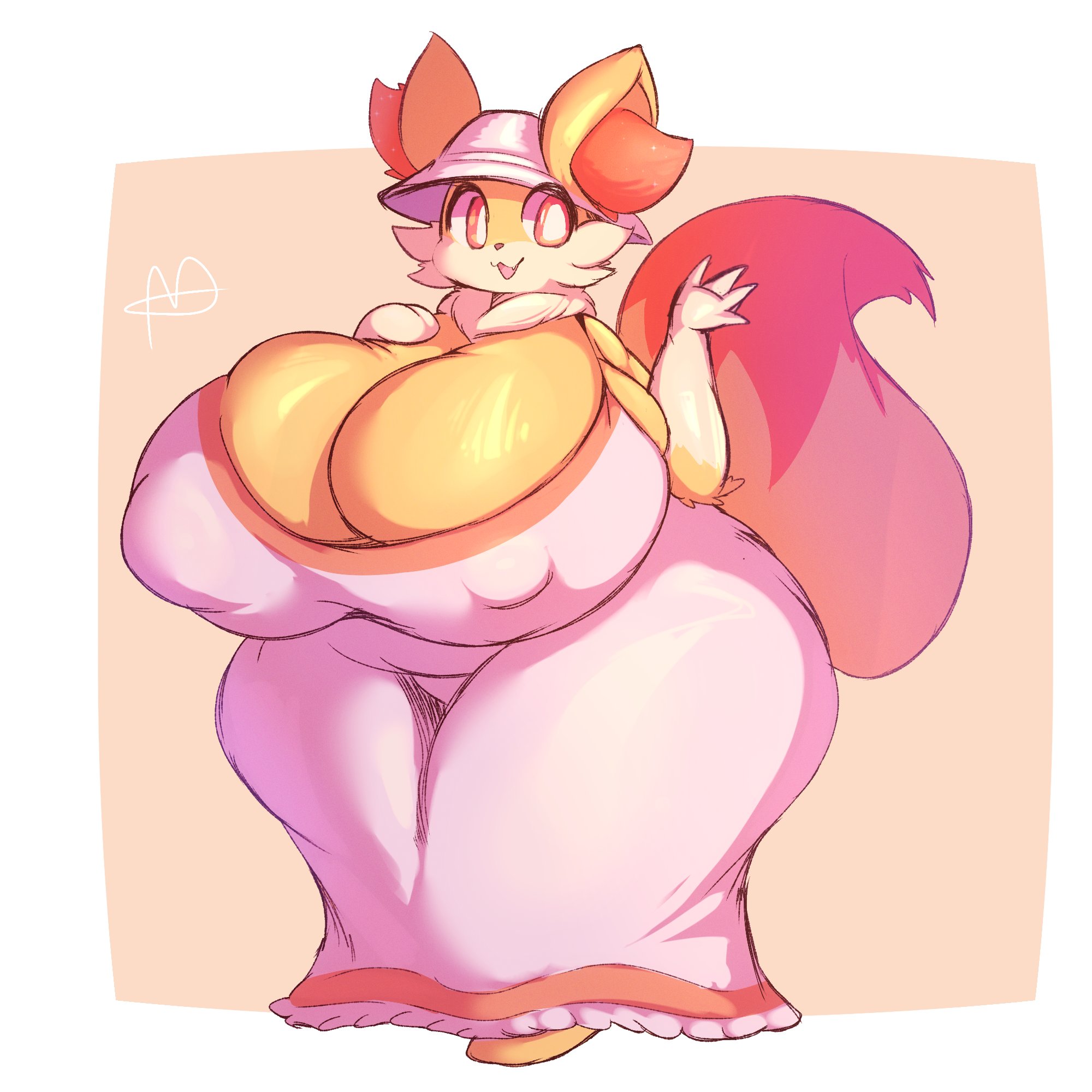 1girls, 2023, anthro, artist signature, ass, big ass, big breasts, big butt, breasts, cleavage, curvaceous, curvy, curvy female, curvy figure, dress, female, female focus, female only, fennekin, fully clothed, furry, generation 6 pokemon, gift art, gigantic breasts, huge ass, huge breasts, large ass, large breasts, niki (dofunut), nipple bulge, original, pokémon (species), pokemon, pokemon (species), pokemon xy, shortstack, stevest58244496, thick thighs, voluptuous, voluptuous female, white border, wide hips