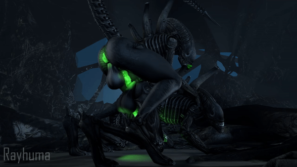 2boys, 3d, alien, alien (franchise), anal, anal sex, animated, animated gif, anus, ass, balls, big ass, big balls, big butt, big penis, gay, gay sex, gif, glowing anus, glowing genitalia, glowing penis, green lips, inner mouth, large penis, lips, male, male only, male penetrated, male penetrating, male xenomorph, monster, no eyes, no humans, on all fours, penis, rayhuma, sex, sharp teeth, tail, thick, thick ass, thick thighs, thighs, trap, watermark, xenomorph