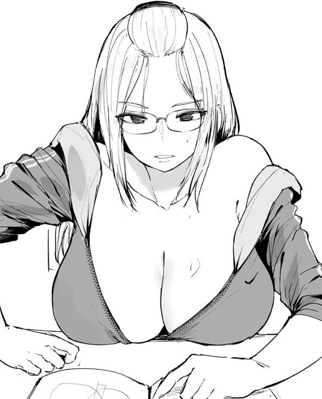 cleavage exposed_breasts glasses inne_sulistya_robin mature_female norman_maggot original teacher unzipped