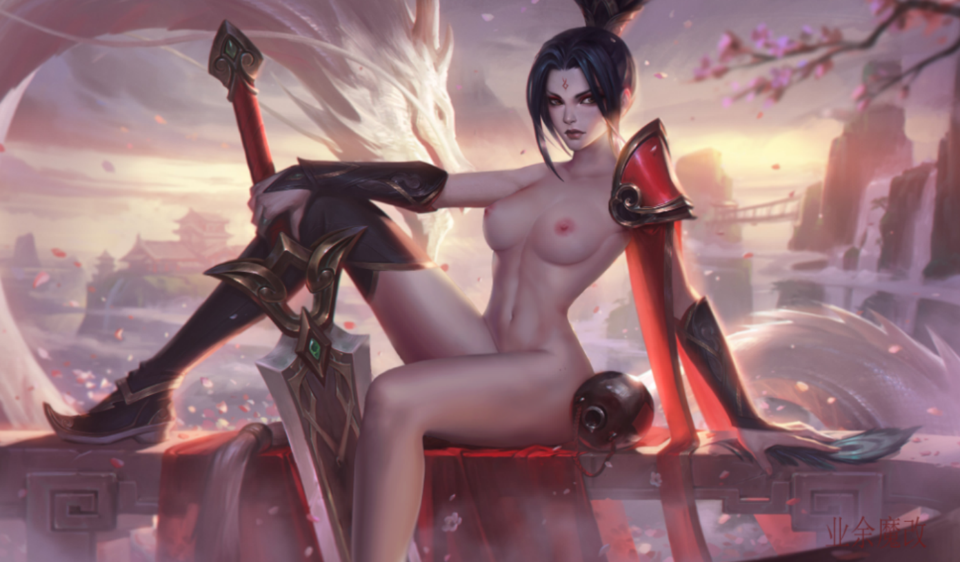 edit, female, league of legends, richtofen, riven, tagme