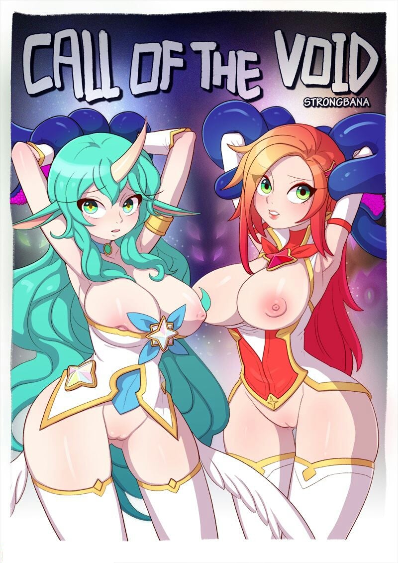 breasts celestial_(league_of_legends) comic cover_page league_of_legends pussy sarah_fortune soraka star_guardian_miss_fortune star_guardian_series star_guardian_soraka strongbana tentacle