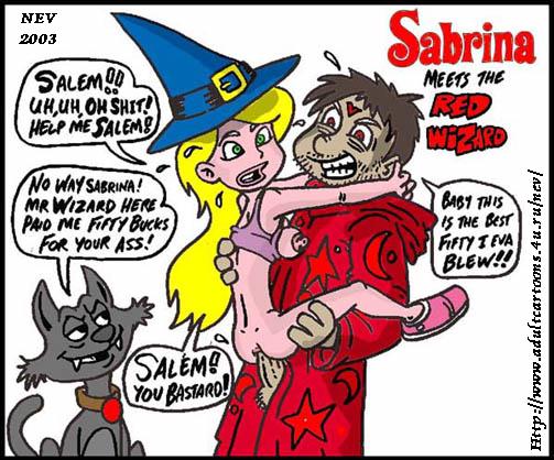 2003 anal archie_comics blonde_hair nev sabrina:_the_animated_series sabrina_spellman sabrina_the_teenage_witch salem_saberhagen