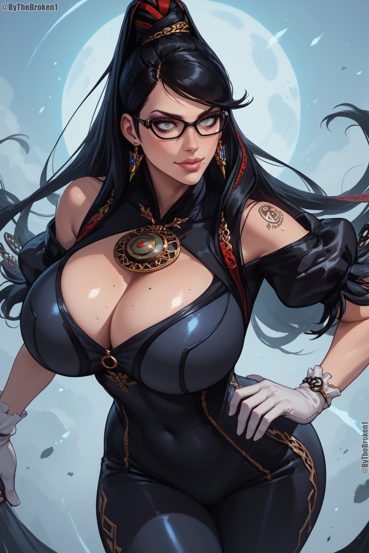 1girls, abs, ai generated, ass, athletic, athletic female, bayonetta, bayonetta (character), big ass, big breasts, breasts, bythebrokenone, female, female only, huge breasts, large breasts, solo, solo female, tagme, thick thighs