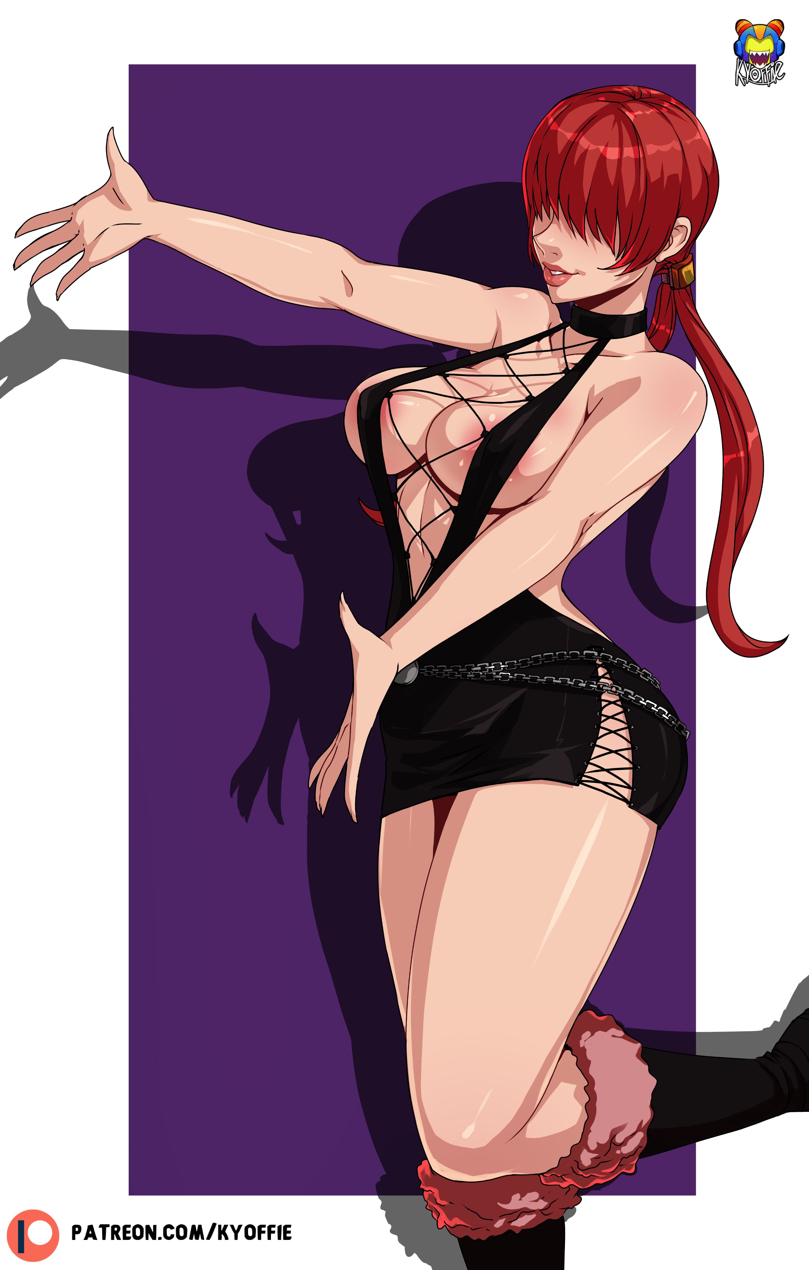 1girls, breasts, busty, cleavage, female, hourglass figure, king of fighters, kyoffie, shermie (kof), skimpy, skimpy clothes, snk, tagme, wide hips