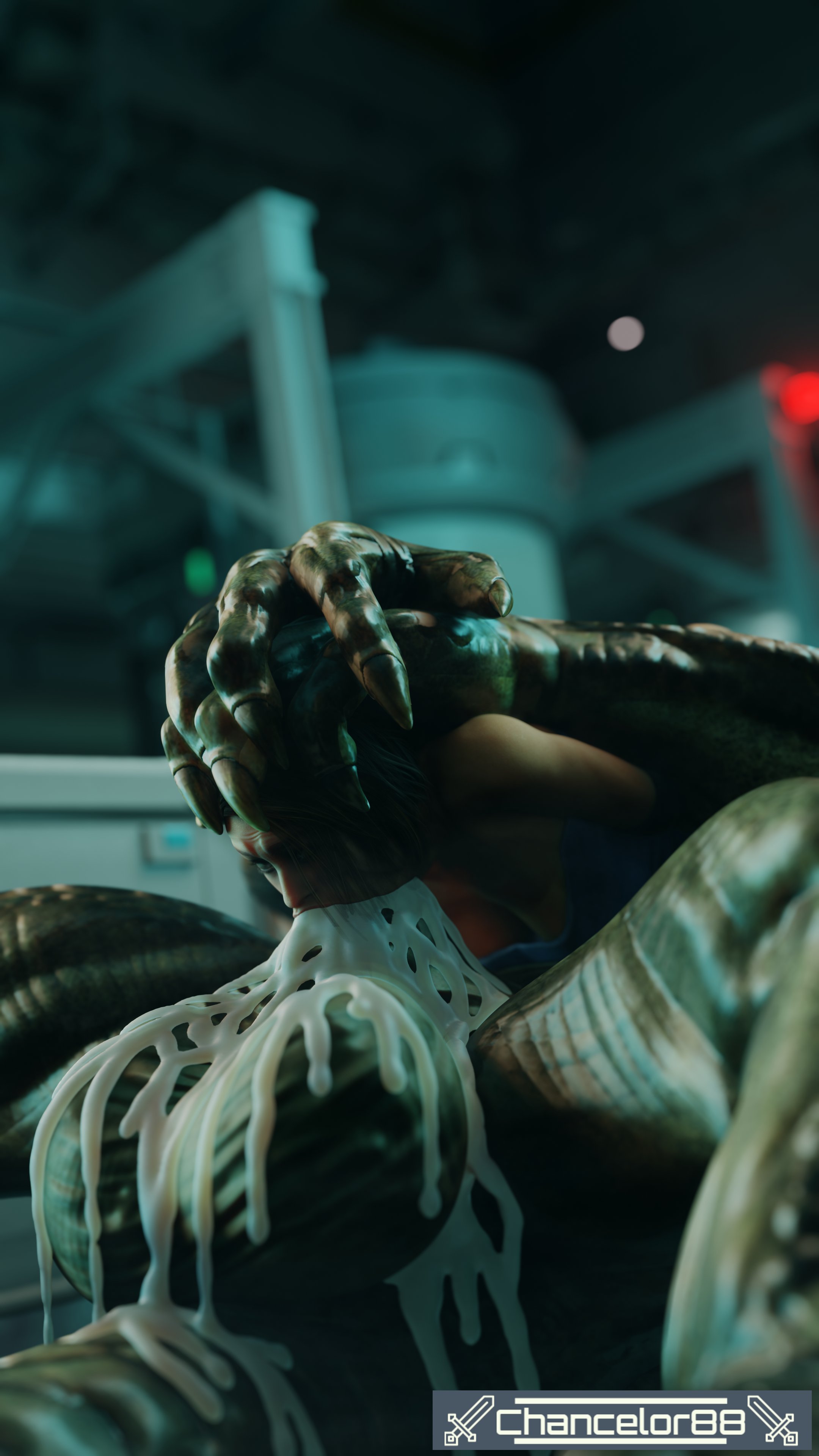 1boy, 1girls, 1monster, 3d, 69, 69 position, all the way to the base, balls, blowjob, breasts, busty, capcom, chancelor88, cum in mouth, cum in throat, deep blowjob, deepthroat, fellatio, female, forced deepthroat, hourglass figure, huge balls, huge cock, huge monster, huge penis, huge testicles, imminent deepthroat, impossible fit, it'll never fit, jill valentine, jill valentine (sasha zotova), large penis, larger male, male, monster, no eyewear, oral, oral penetration, oral sex, penis, rape, resident evil, resident evil 3, resident evil 3 remake, size difference, smaller female, smaller human, tagme, testicles, throat abuse, throat bulge, throat penetration, tlaloc, unhinged jaw, upside-down, wide hips, worried