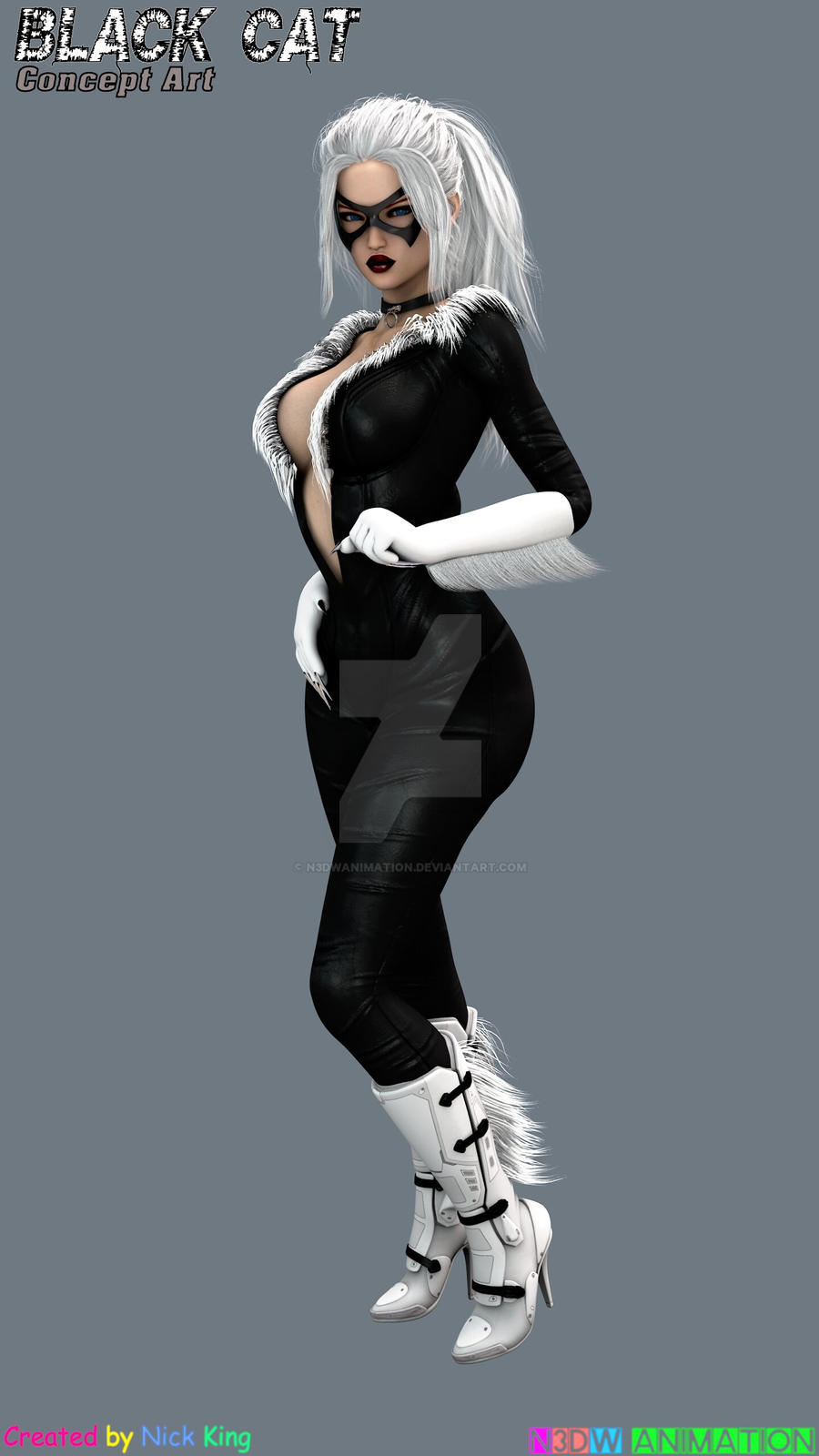 Black Cat (Marvel) Rule 34 Image
