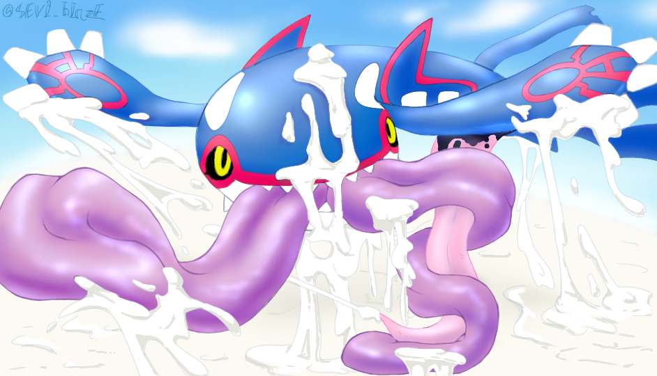 animal_genitalia animal_penis autotonguejob big_penis bodily_fluids cetacean_penis cum cum_sea cumshot ejaculation excessive_cum feral genital_fluids genitals huge_cock hyper hyper_cum hyper_genitalia hyper_penis hyper_tongue kyogre legendary_pokémon long_tongue male multi_tongue nintendo penis pokémon_(species) pokemon sevi_blaze solo tapering_penis tongue video_games