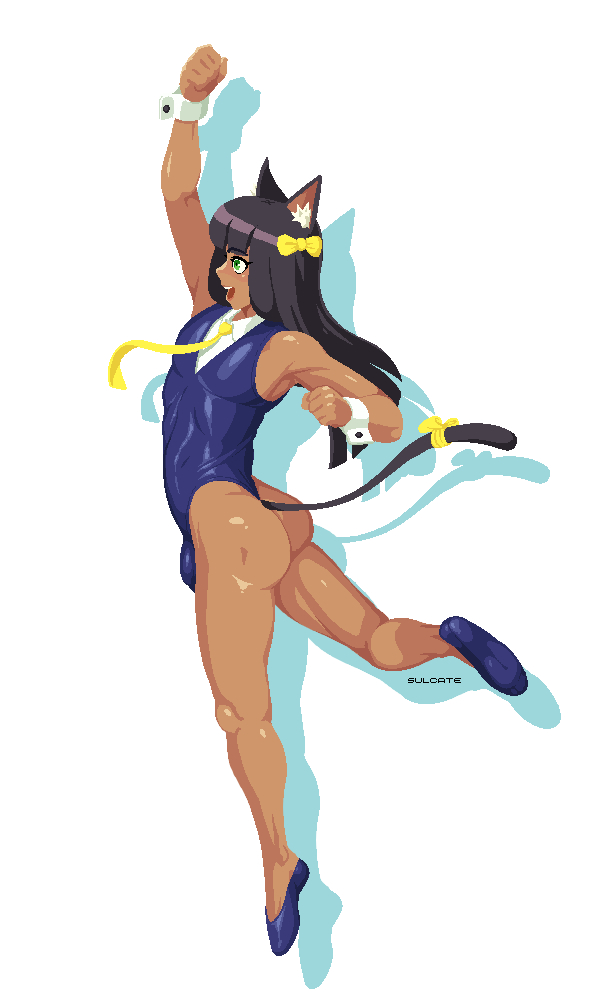 1boy, animal ears, ass, bulge, cat boy, catboy, dark skin, dark-skinned femboy, dark-skinned male, femboy, girly, male, male only, solo, sulcate, tail, trap