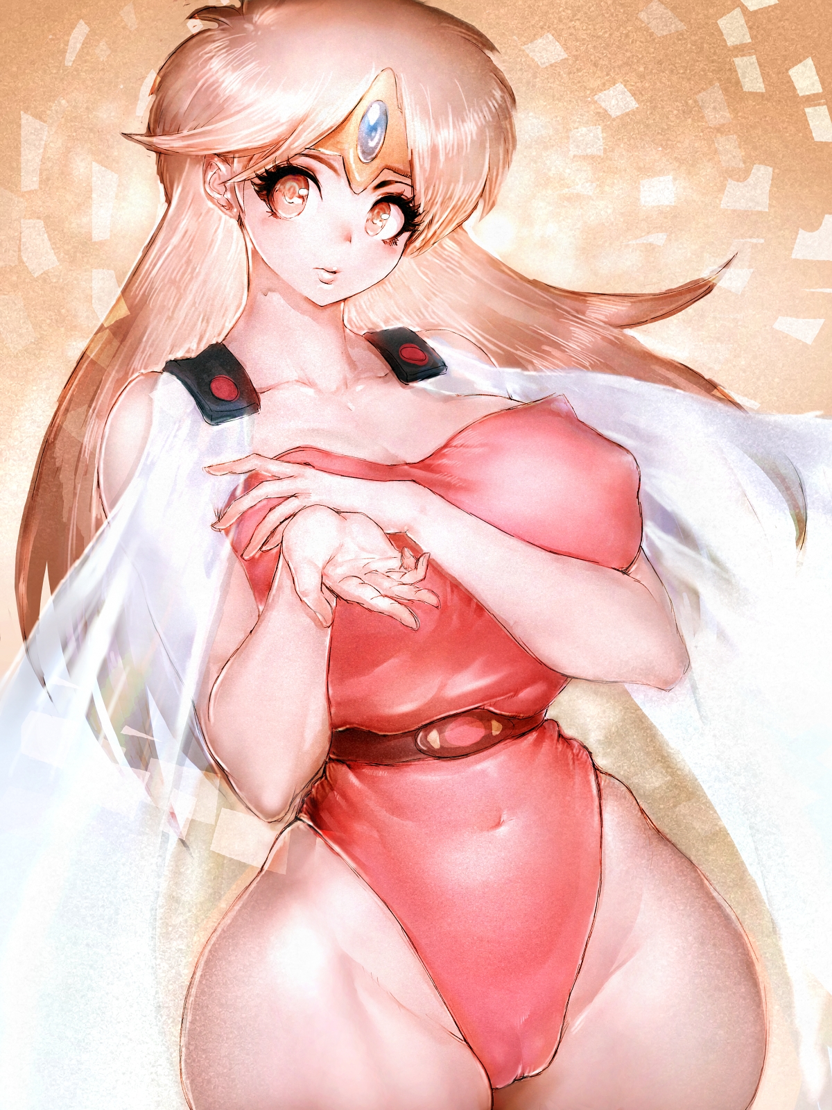 1girls, breasts, cameltoe, cleavage, erect nipples, female, female only, fumio (rsqkr), huge breasts, nipples, pussy, solo, thick thighs, wide hips