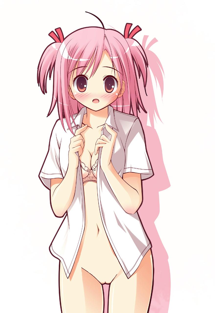 al_azif_(artist) blush bra breasts clothing mahou_sensei_negima! pussy sasaki_makie small_breasts tagme uncensored