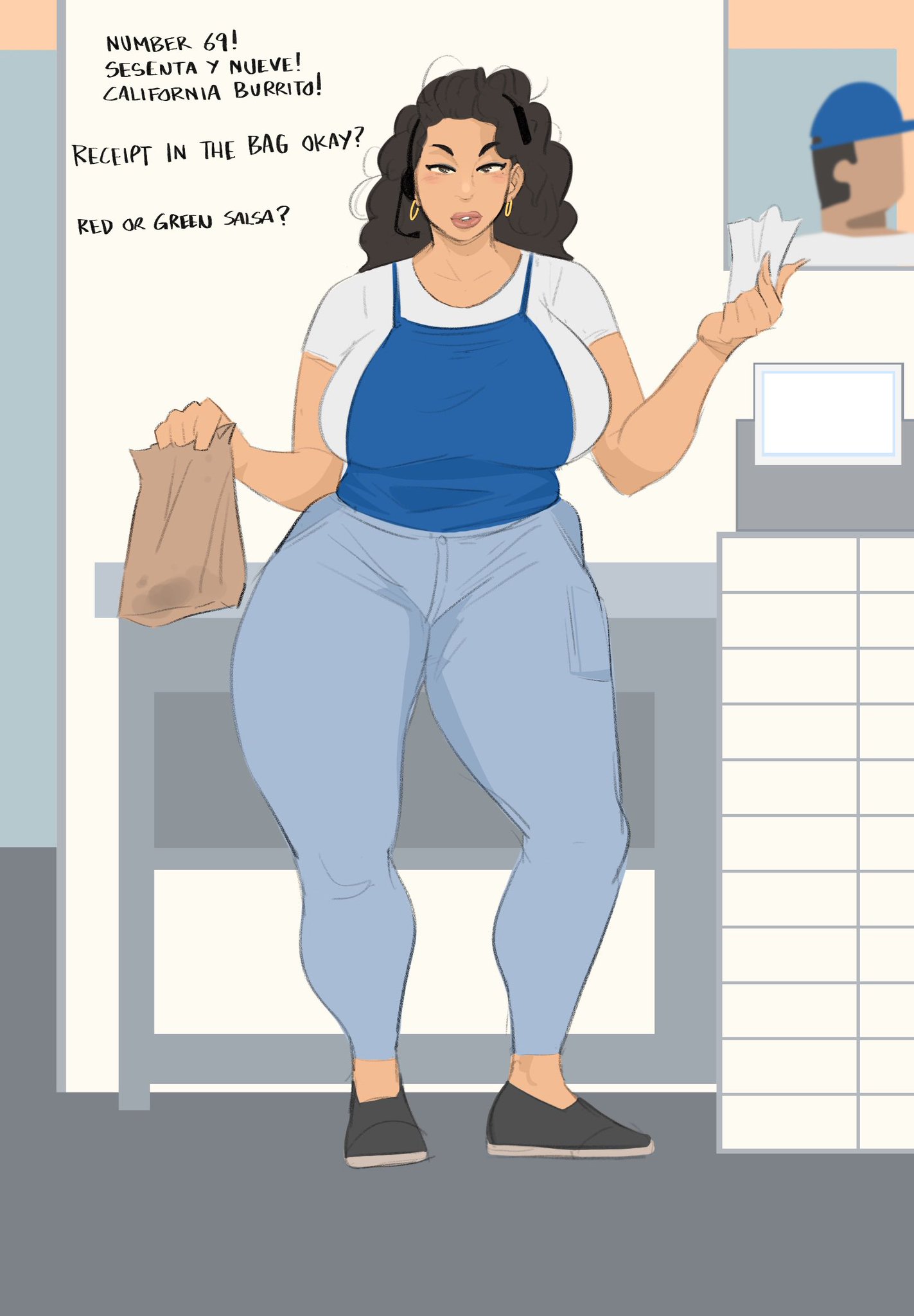 1girls, ass, big ass, big breasts, breasts, bust, busty, chest, curvaceous, curvy, curvy figure, digital media (artwork), female, female focus, hips, hispanic, hourglass figure, huge ass, huge breasts, human, jopuari, large ass, large breasts, legs, light skin, light-skinned female, mature, mature female, milf, original, original character, slim waist, thick, thick hips, thick legs, thick thighs, thighs, voluptuous, waist, wide hips