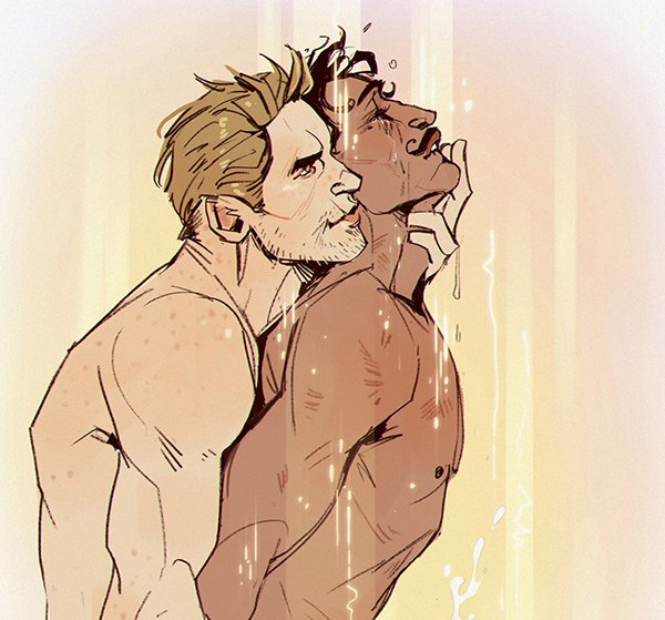 2boys amber_eyes anal anal_sex anal_sex bara beard_stubble beauty_mark biceps black_hair blonde_hair closed_eyes cullen_rutherford dark-skinned_male dark_hair dark_skin dorian_pavus dragon_age dragon_age_inquisition duo facial_hair gay gay_anal gay_male gay_sex human light-skinned_male light_skin looking_at_partner looking_pleasured mage male male/male male_only male_penetrated male_penetrating male_penetrating_male messy_hair mole moustache moustache muscles muscular muscular_male nipples orientalld pecs penetration penile_penetration penis_in_ass sex shirtless shirtless_male smile smiling straight_male stubble sweat sweatdrop sweating video_games warrior yaoi